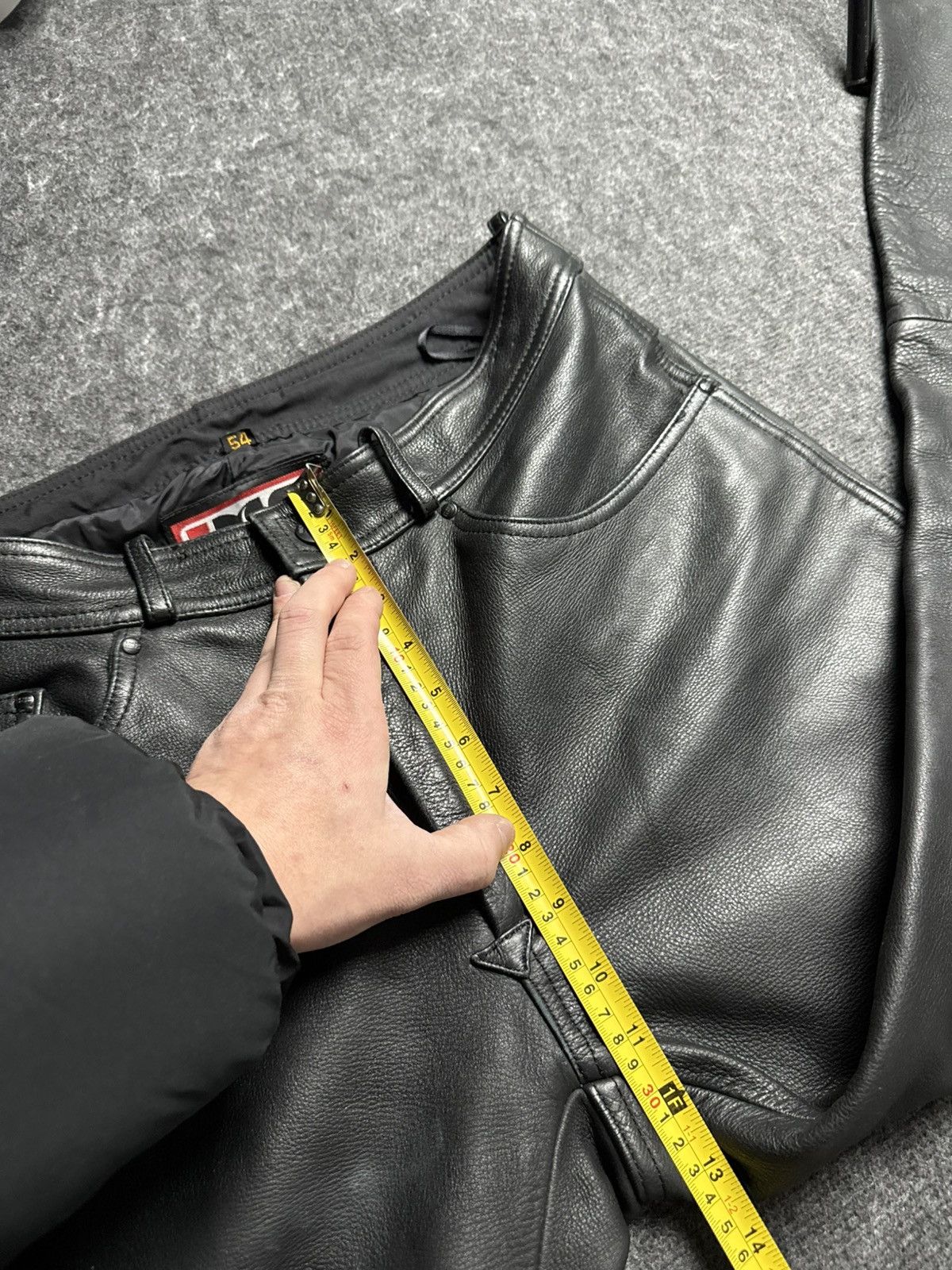 Genuine Leather 00s Racing Moto Biker Rock Punk Chrome Style Leather Pants Size US 32 / EU 48 - 23 Thumbnail