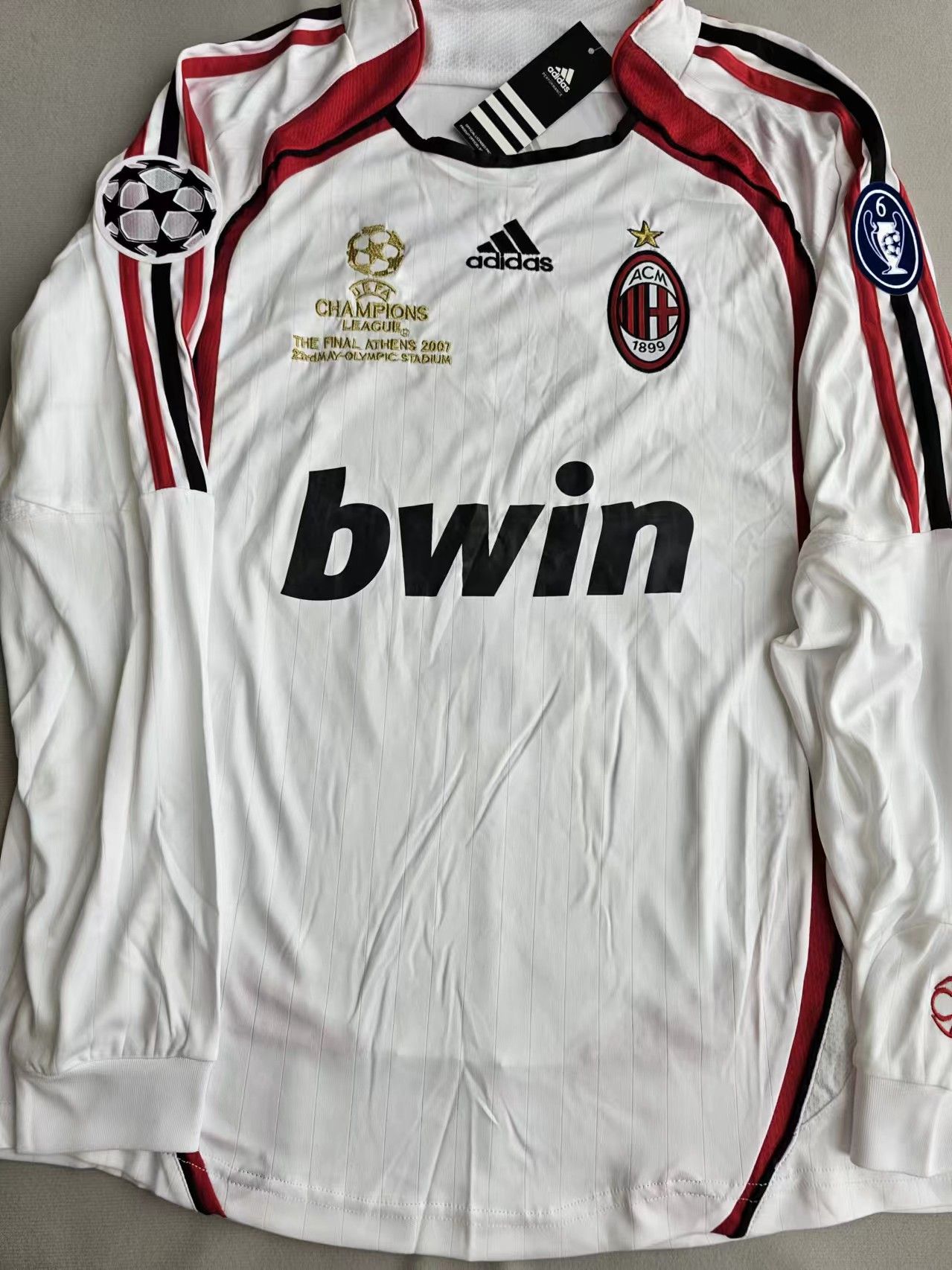 Other 2006 2007 AC Milan 3 Paolo Maldini Jersey Longsleeve Size US XL / EU 56 / 4 - 2 Thumbnail