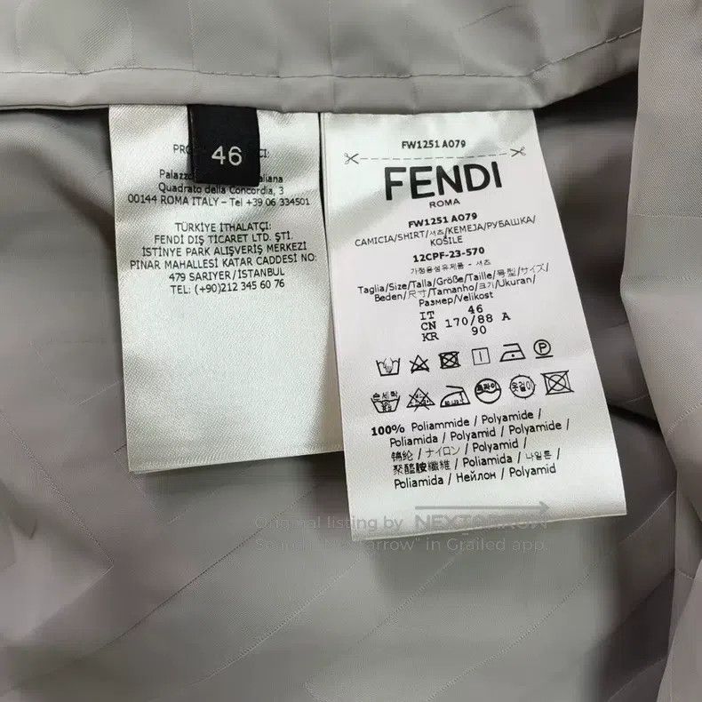 Fendi Fendi Dark print pocket zip short-sleeve shirt Size US M / EU 48-50 / 2 - 4 Thumbnail