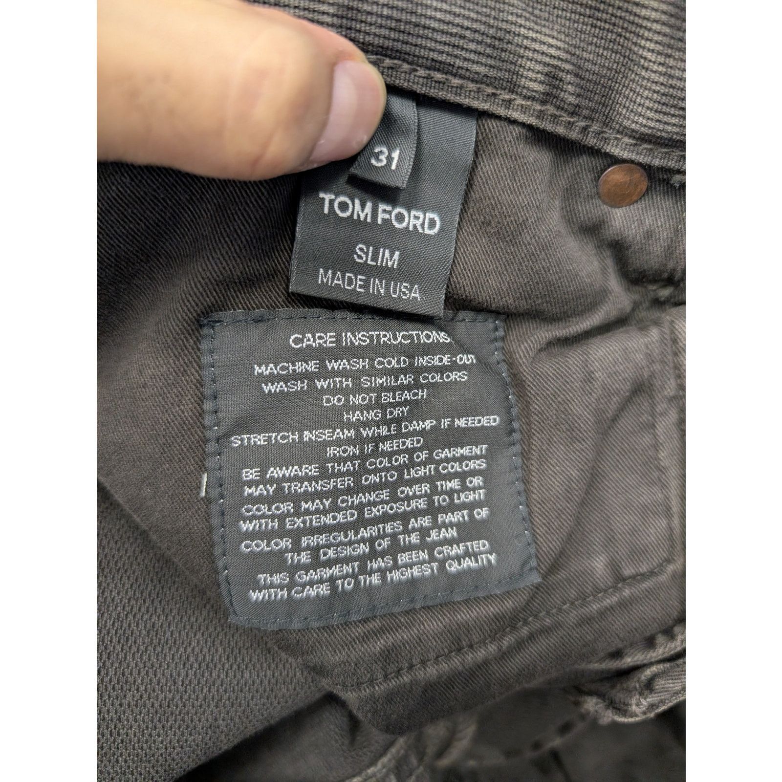 o1rshd1 Slim Jeans in Brown