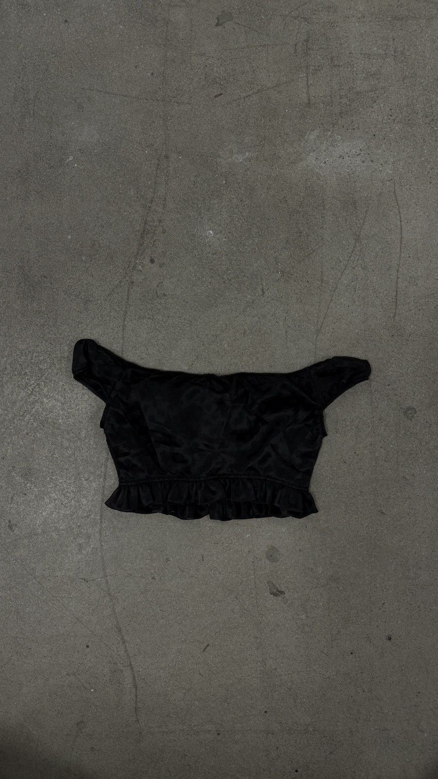 Chrome Hearts × Comme des Garcons Super Rare! Chrome Hearts Black Silk Shoulder Top Size S / US 4 / IT 40 - 5 Thumbnail