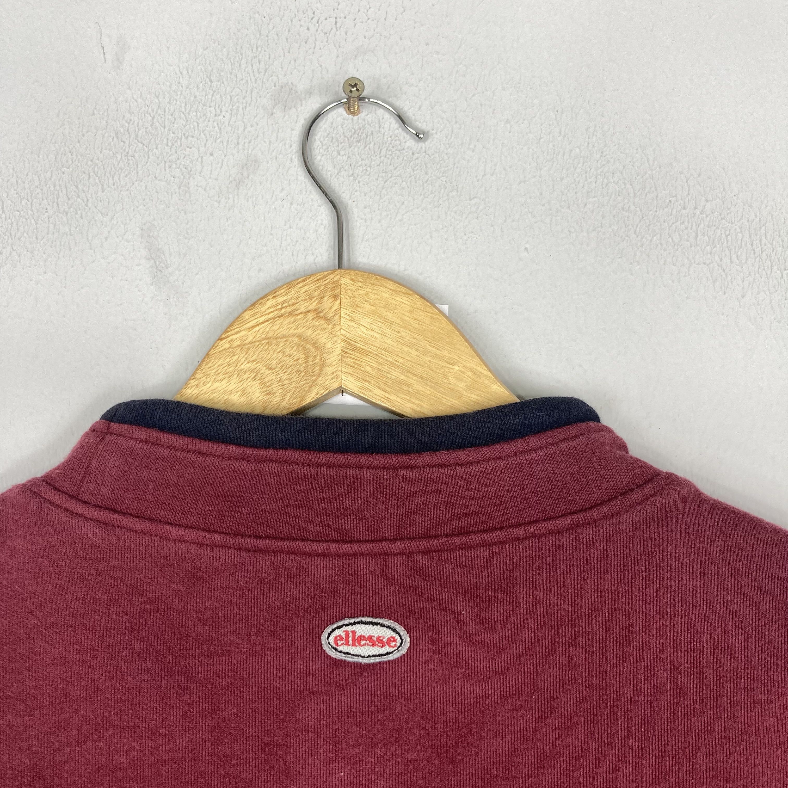 Ellesse Vintage 90s ELLESSE Striped Sweatshirt Big Logo Size US M / EU 48-50 / 2 - 4 Thumbnail