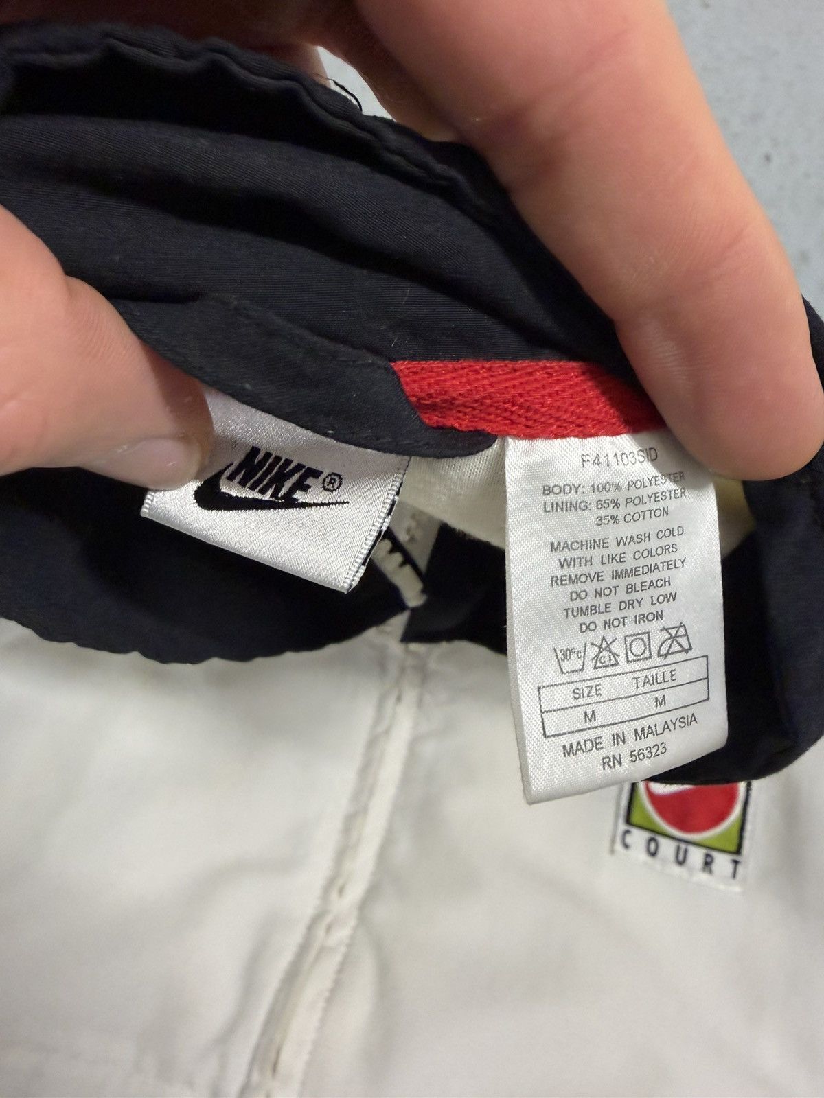 Nike Vintage 90s Nike Challenge Court Agassi Light Jacket Size US M / EU 48-50 / 2 - 8 Thumbnail