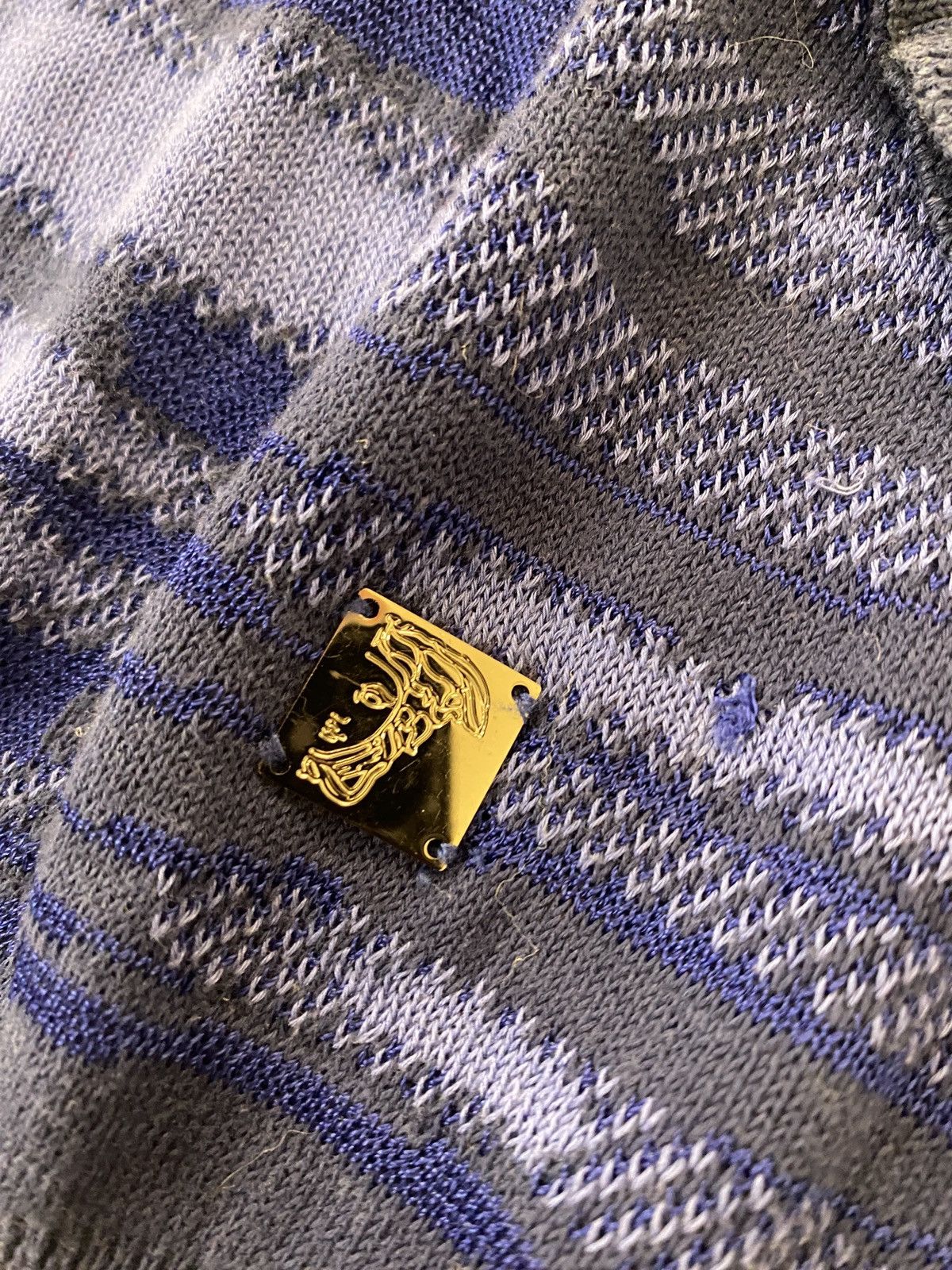 Versace Versace blue camo cardigan - M Size US M / EU 48-50 / 2 - 3 Thumbnail