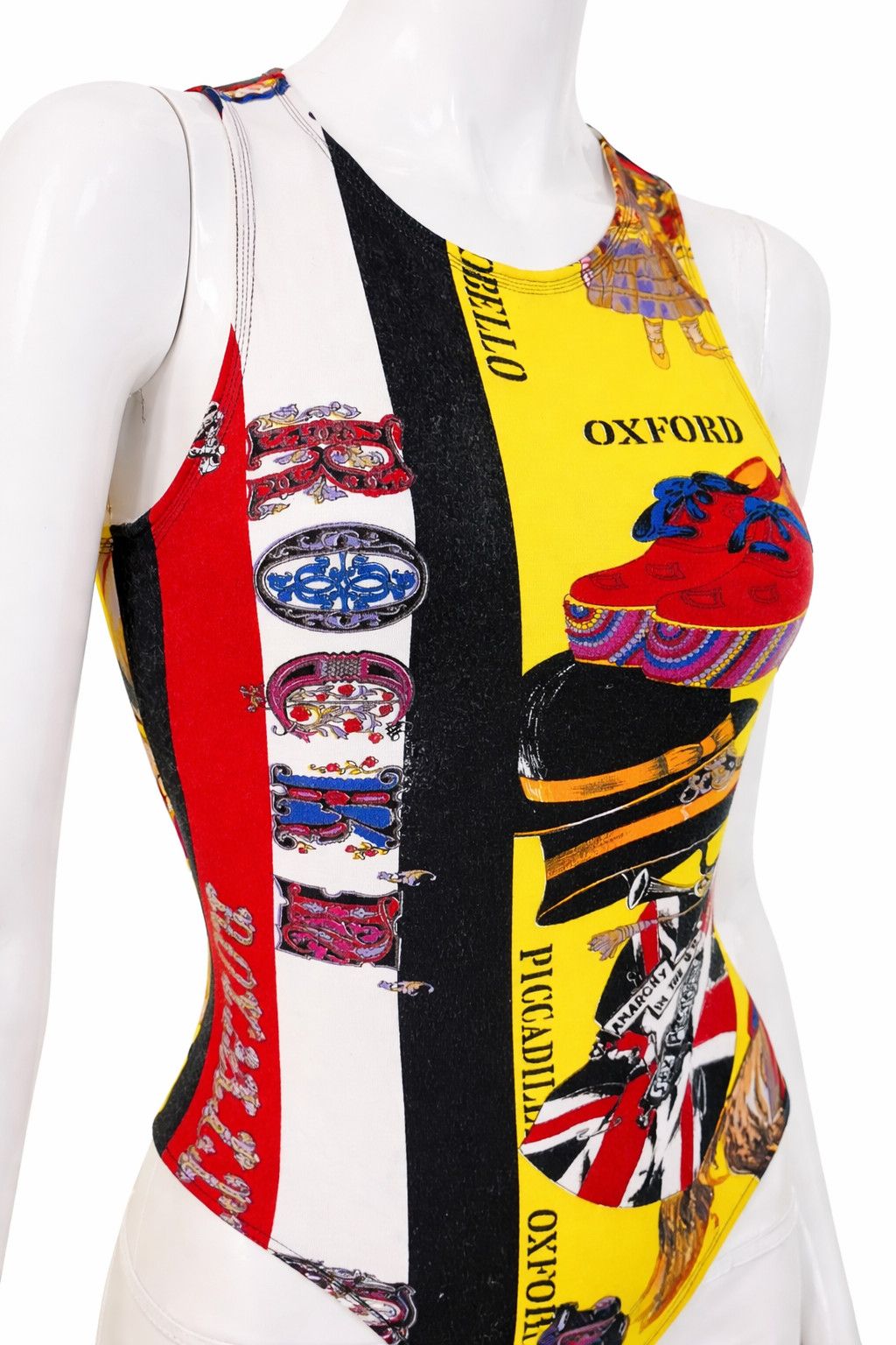 Versace Jeans Couture Gianni Versace Couture Bodysuit Body London Sex Pistols Top Size M / US 6-8 / IT 42-44 - 7 Thumbnail