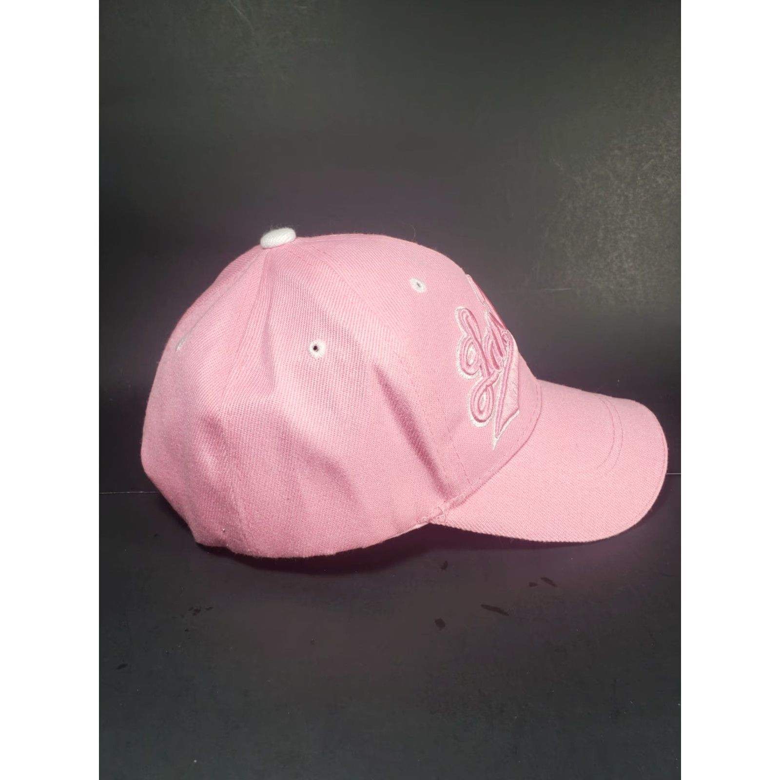 Pinko Las Vegas Women's Pink Embroidered Adjustable Hat Baseball Cap Shirt? Size ONE SIZE - 5 Thumbnail