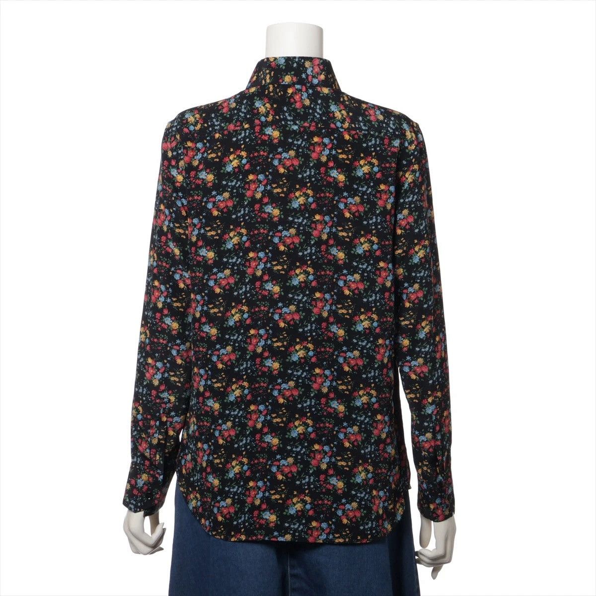 Saint Laurent Paris SAINT LAURENT PARIS BY HEDI SLIMANE 16AW FLORAL SILK SHIRT Size S / US 4 / IT 40 - 9 Thumbnail