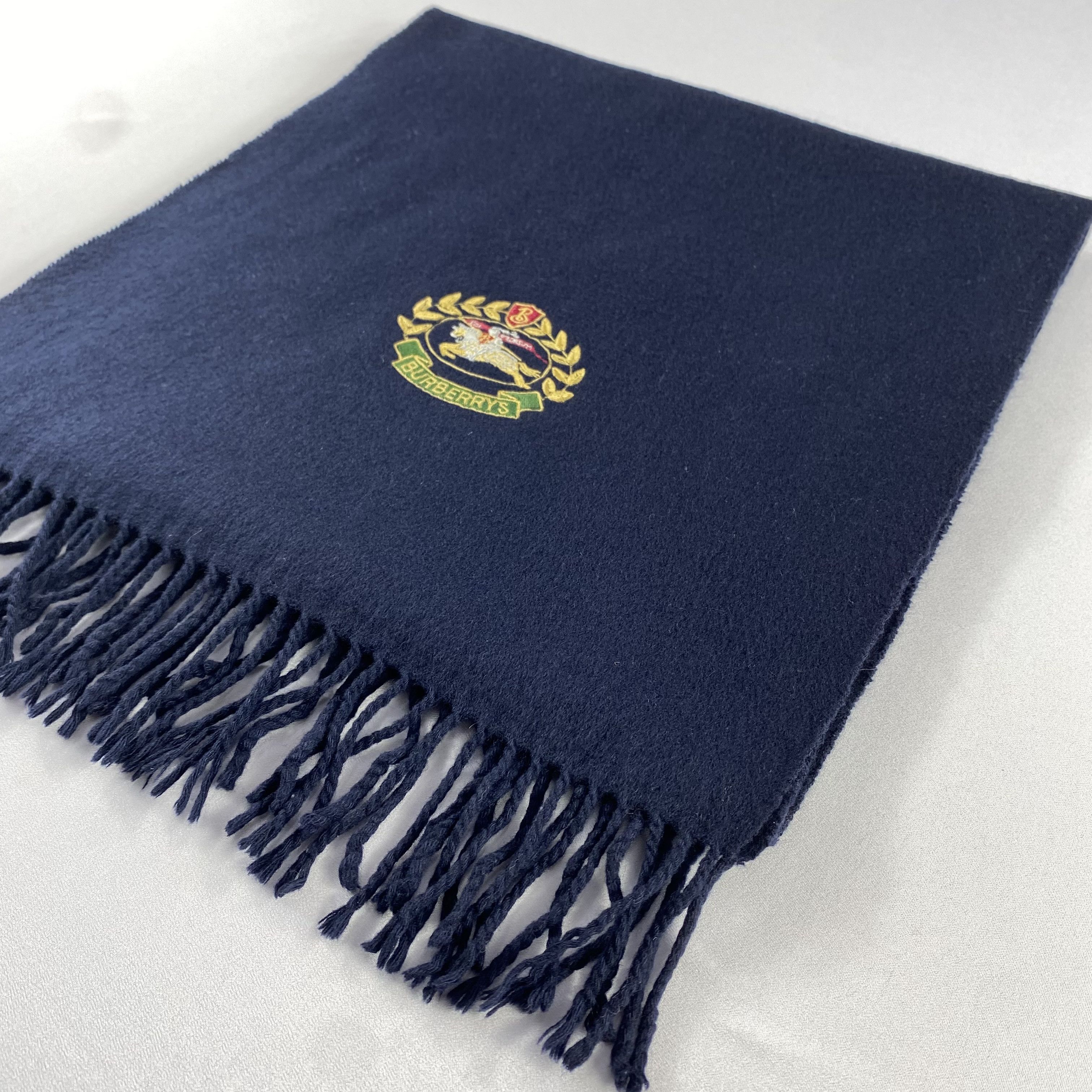 Burberry Vintage Burberry Scarf Neck Wrap Wool Muffler Size ONE SIZE - 2 Thumbnail