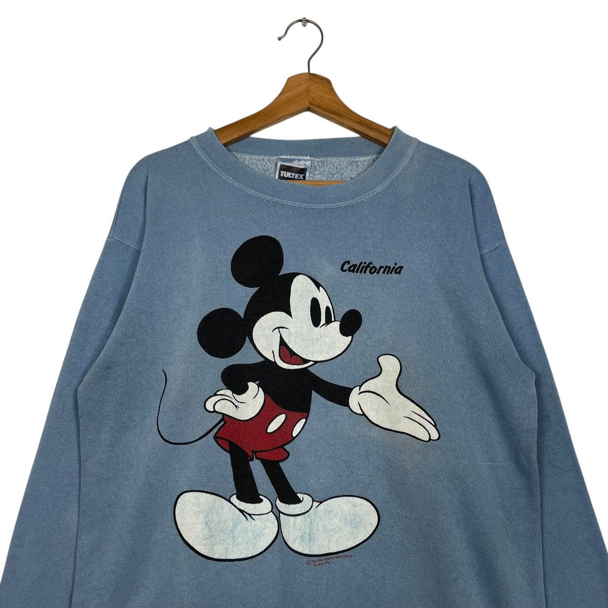 Tultex Vintage 90s Mickey Mouse Sweatshirt Size US L / EU 52-54 / 3 - 2 Thumbnail
