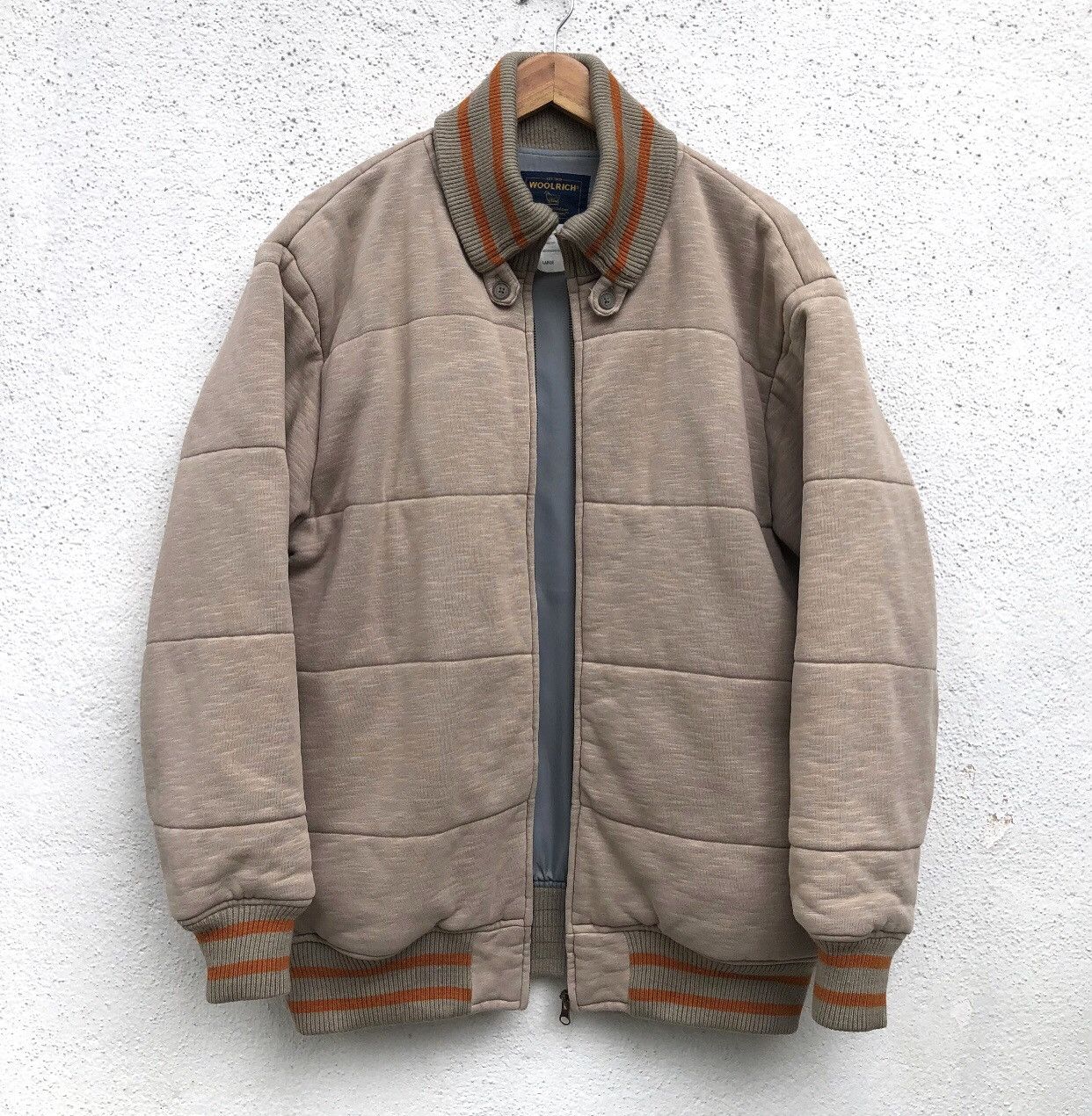 Woolrich Woolen Mills Vintage WOOLRICH Quilted Bomber Jacket Size US L / EU 52-54 / 3 - 1 Thumbnail