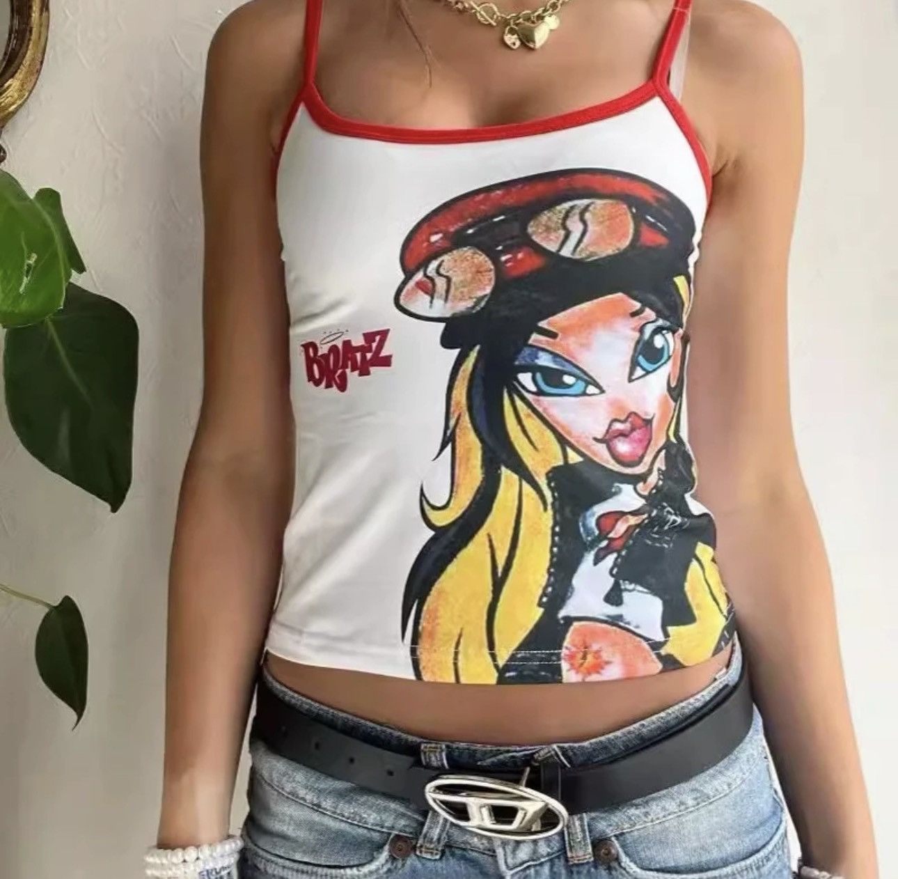 20471120 Bratz Barbie Y2K Vintage Super Sexy Glamour Tank Top Size S / US 4 / IT 40 - 1 Thumbnail