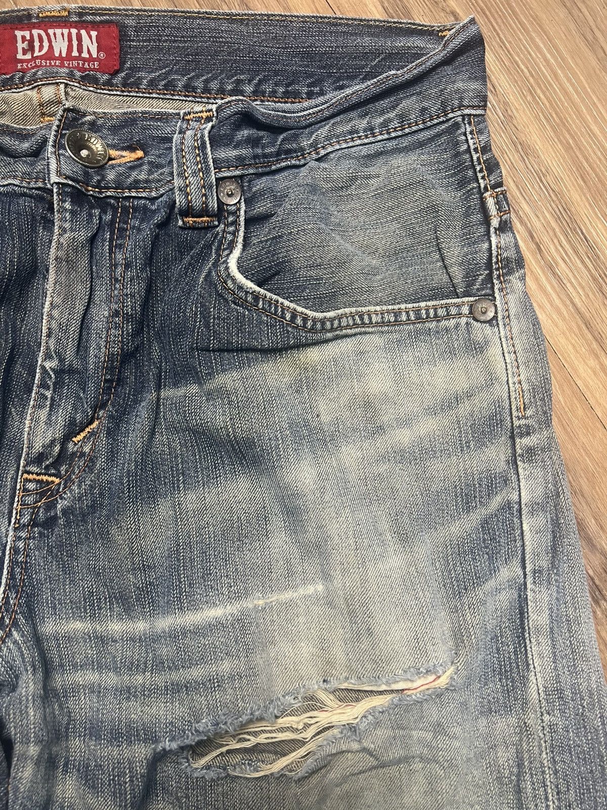 Edwin Edwin 425XV Exclusive Vtg Jeans MadeInJapan Straight Fit(43) Size US 34 / EU 50 - 4 Thumbnail