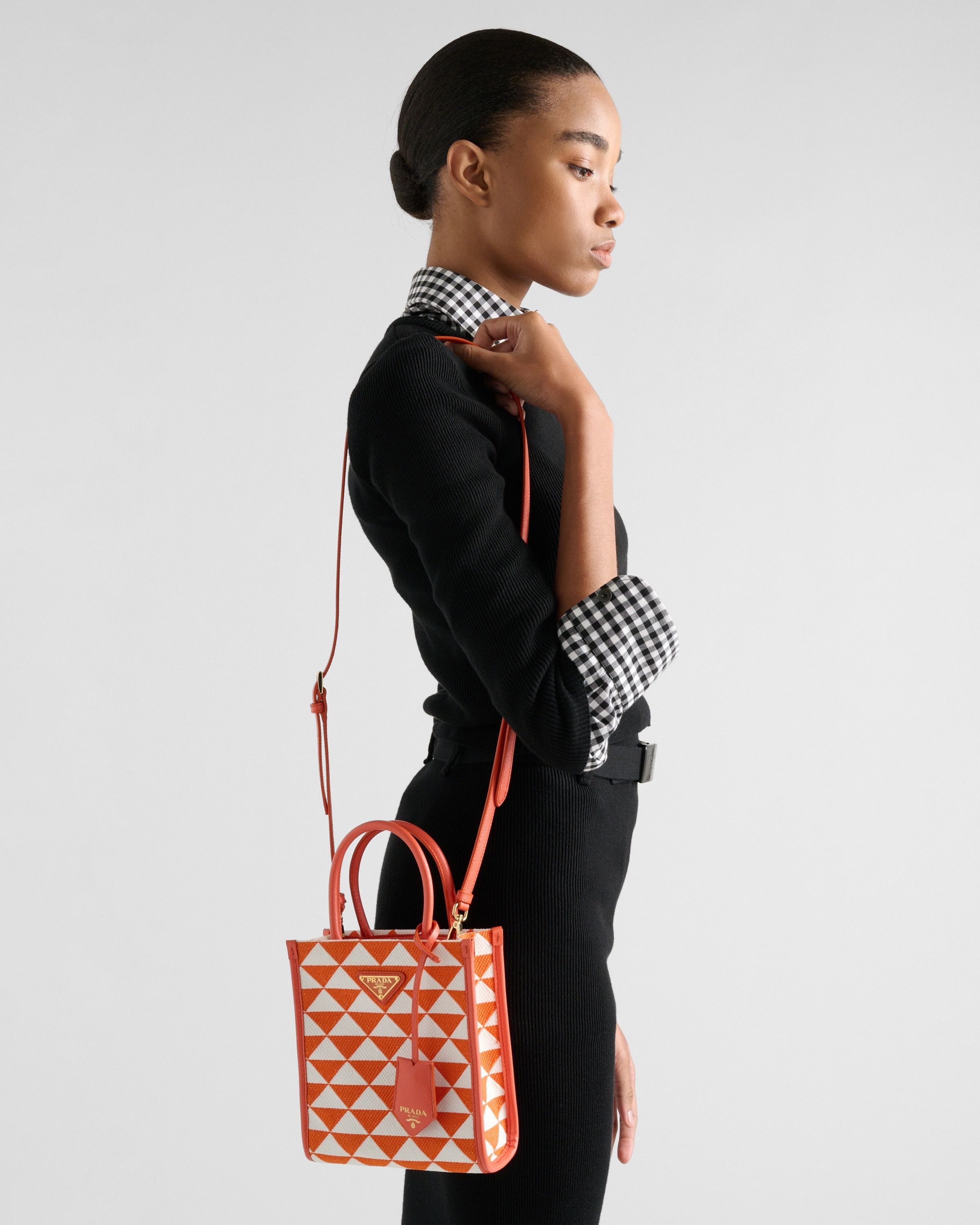 Prada o1la1rc1a0925 Size: OS / Symbole Embroidered Mini Bag Size ONE SIZE - 7 Thumbnail