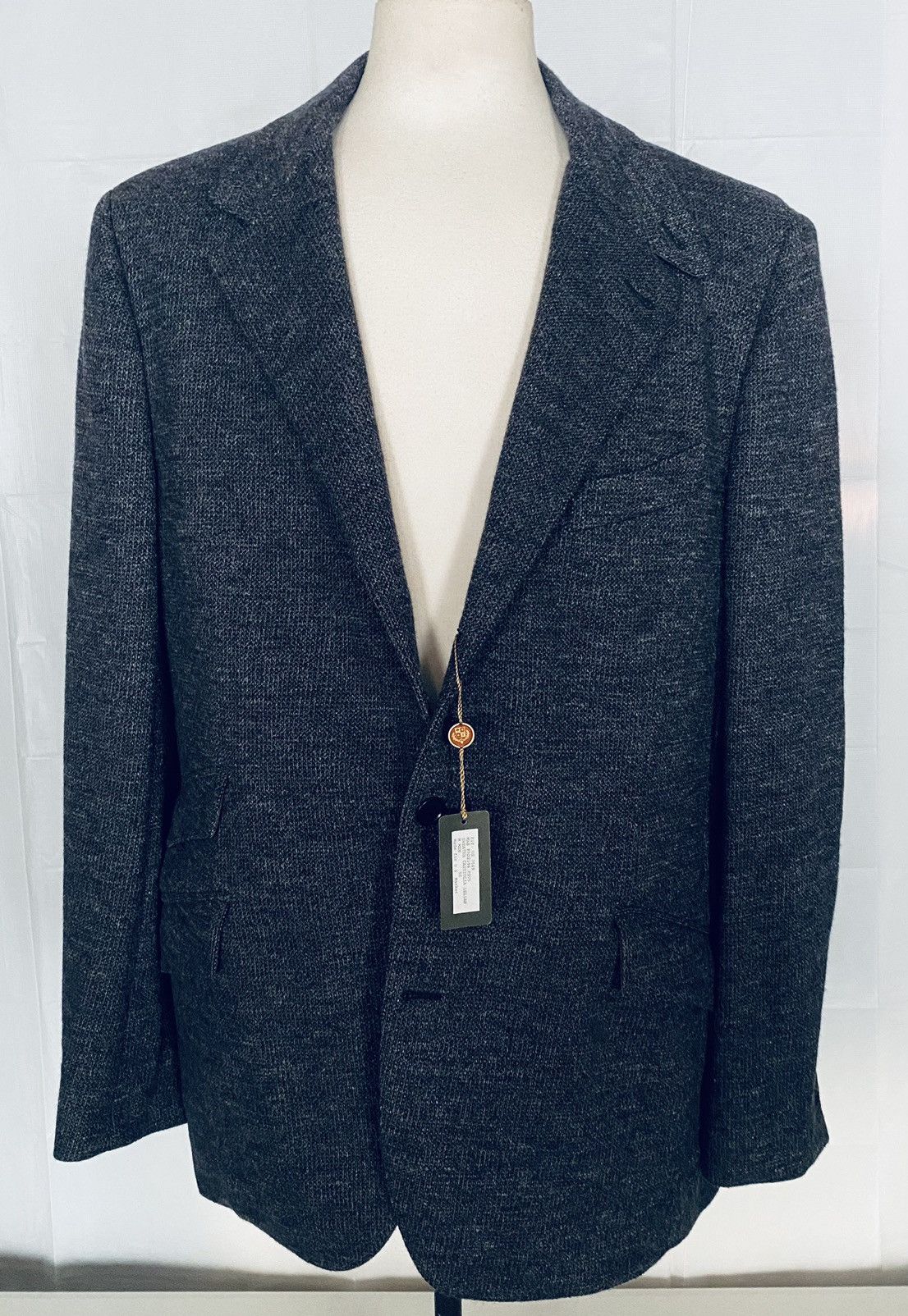 Loro Piana Loro Piana 🇮🇹 Sweater Knit Wool Cashmere Goatskin Trim 56 NEW Size US XL / EU 56 / 4 - 1 Thumbnail