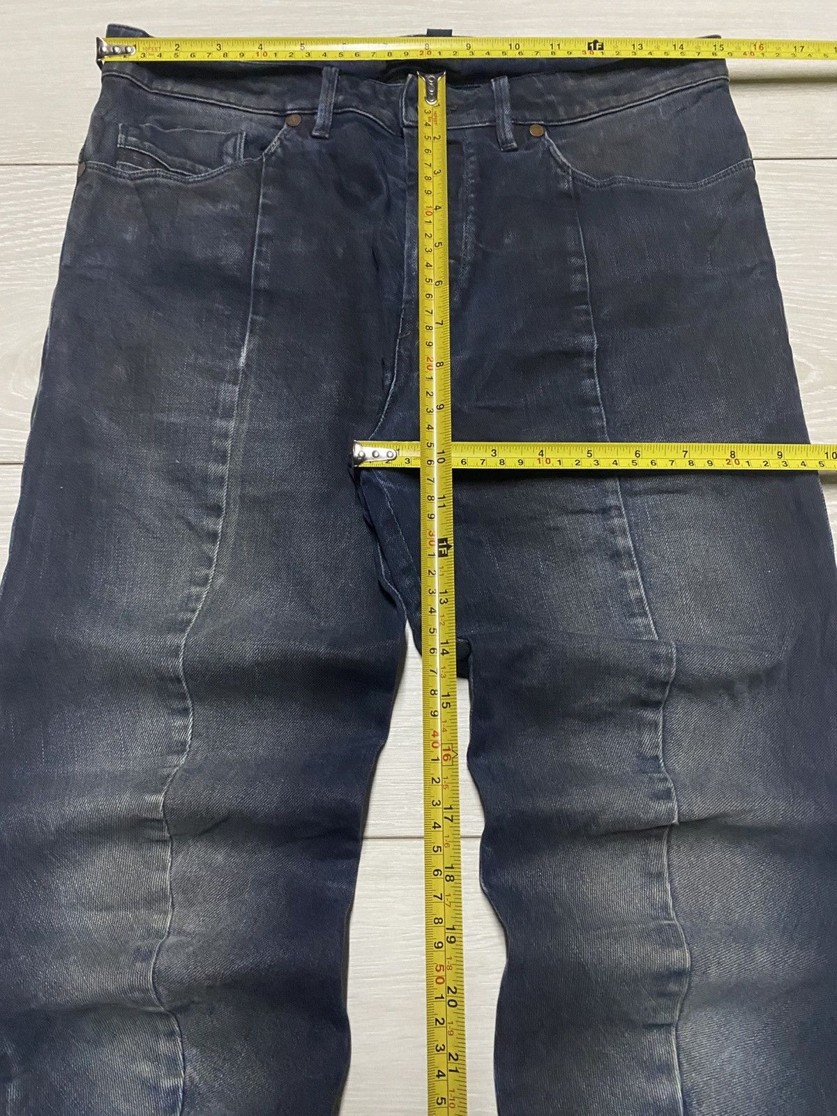 Diesel Black Gold Vintage Diesel Black Gold Distressed Slim Skinny Fit Pants Size US 30 / EU 46 - 14 Thumbnail