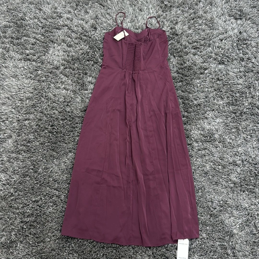 Abercrombie & Fitch Abercrombie & Fitch Camille Midi Dress Dark Purple, Size M Size M / US 6-8 / IT 42-44 - 4 Thumbnail