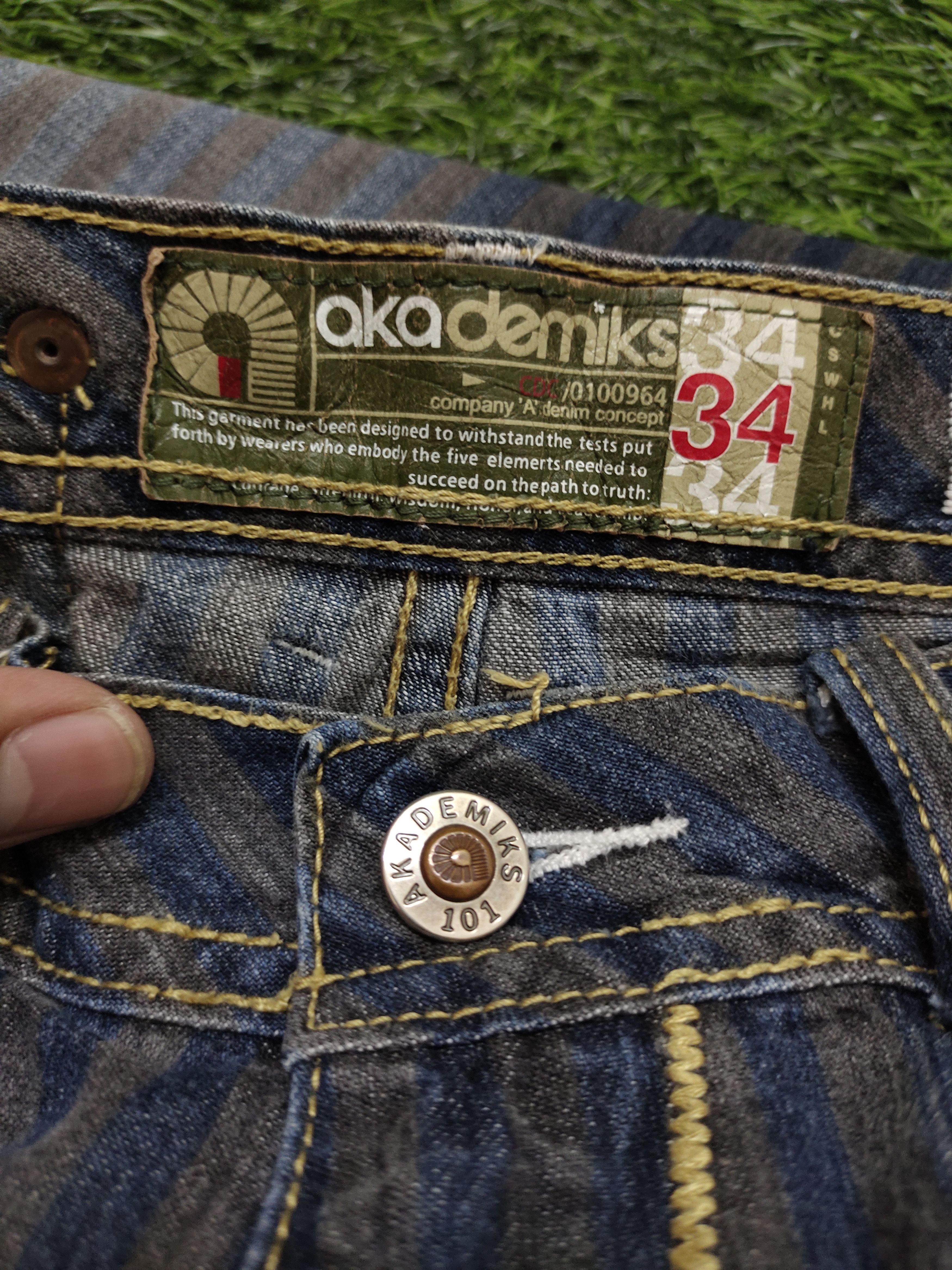 Akademiks Baggy Jeans Akedamiks Denim Wide Leg Y2k Jnco Streetwear Size US 34 / EU 50 - 18 Thumbnail