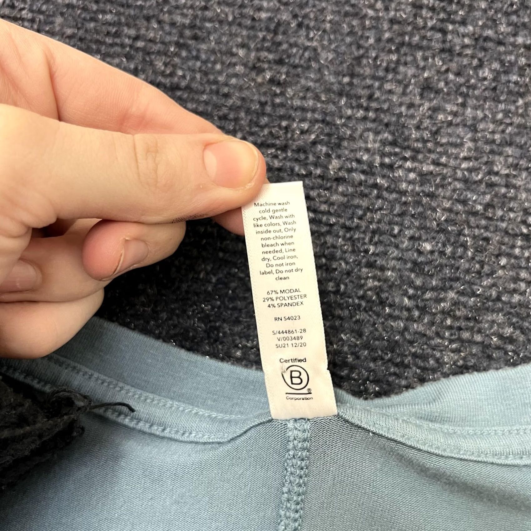 Athleta Athleta Tank Top Womens M Blue Scoop Neck Modal Stretch Gym Workout Shirt Sleeveless Activewear casual Womens Size M / US 6-8 / IT 42-44 - 3 Thumbnail