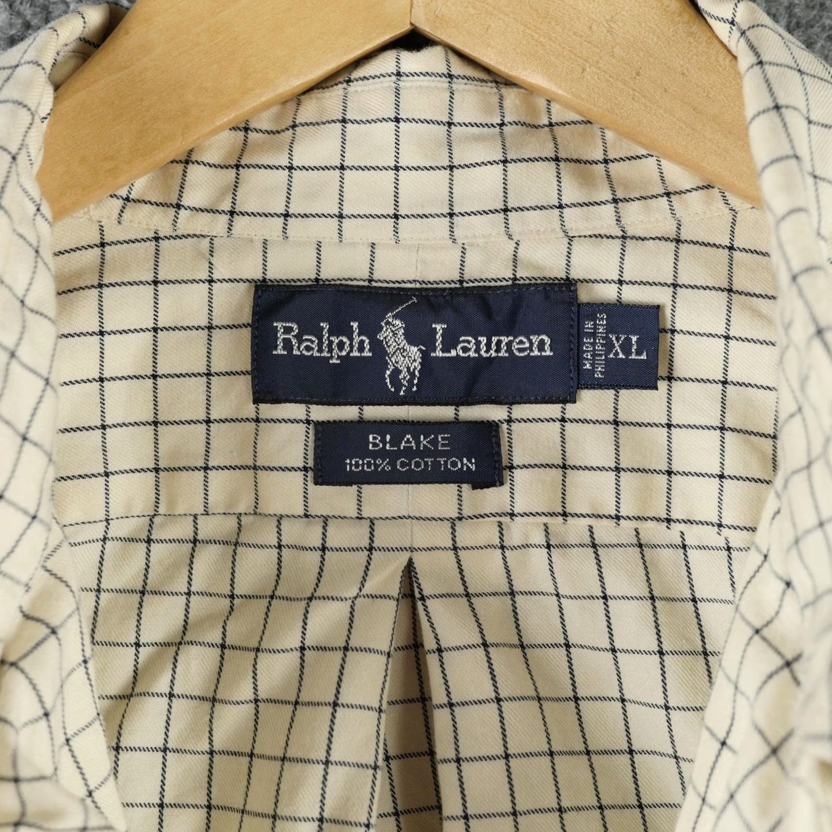 Ralph Lauren Ralph Lauren Shirt Mens XL Yellow Check Button Down Long Sleeve Blake Cotton Size US XL / EU 56 / 4 - 5 Thumbnail
