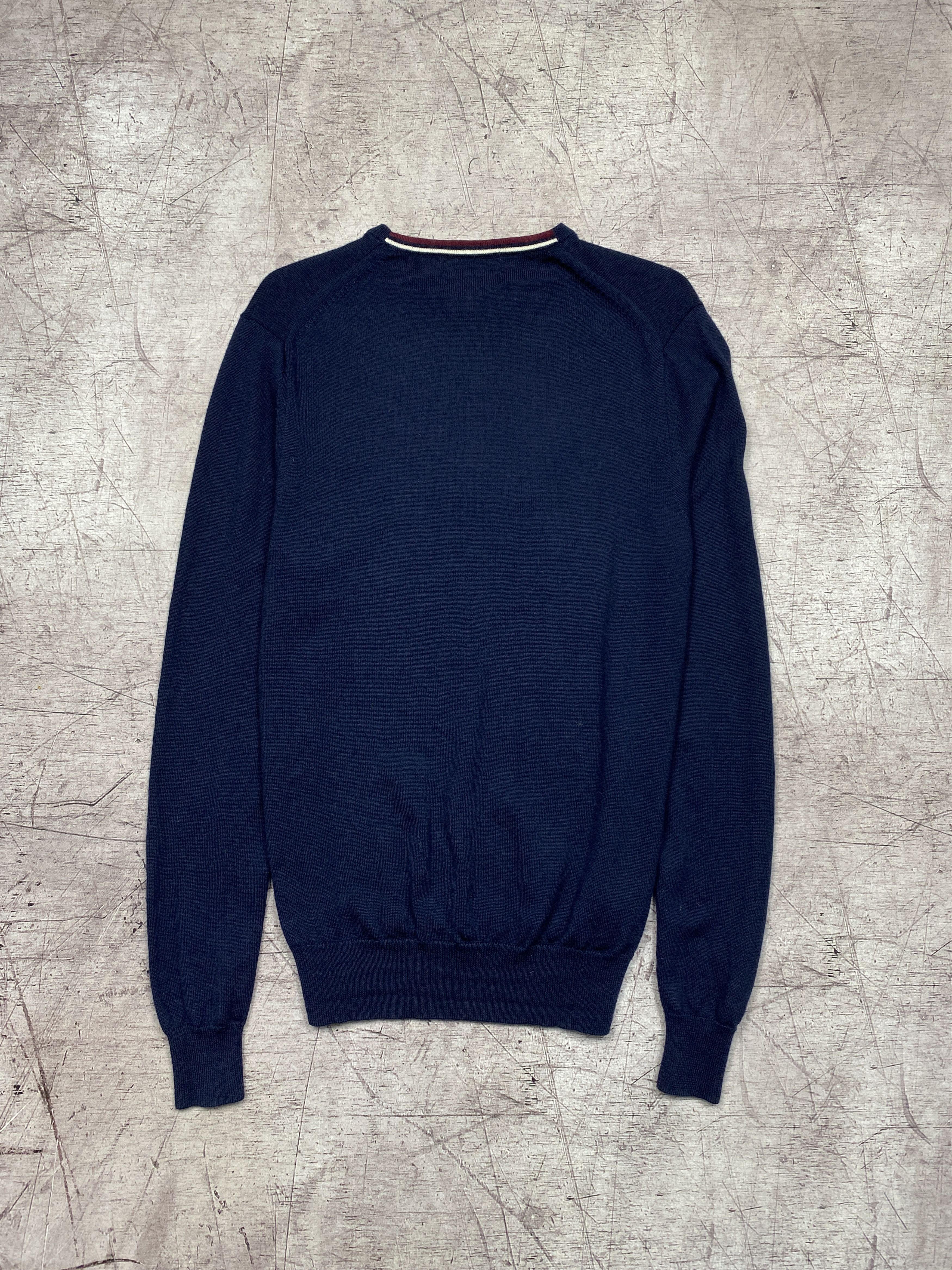 Fred Perry Fred Perry Mens Merino Wool Knit Crew Neck Sweater Size US M / EU 48-50 / 2 - 7 Thumbnail