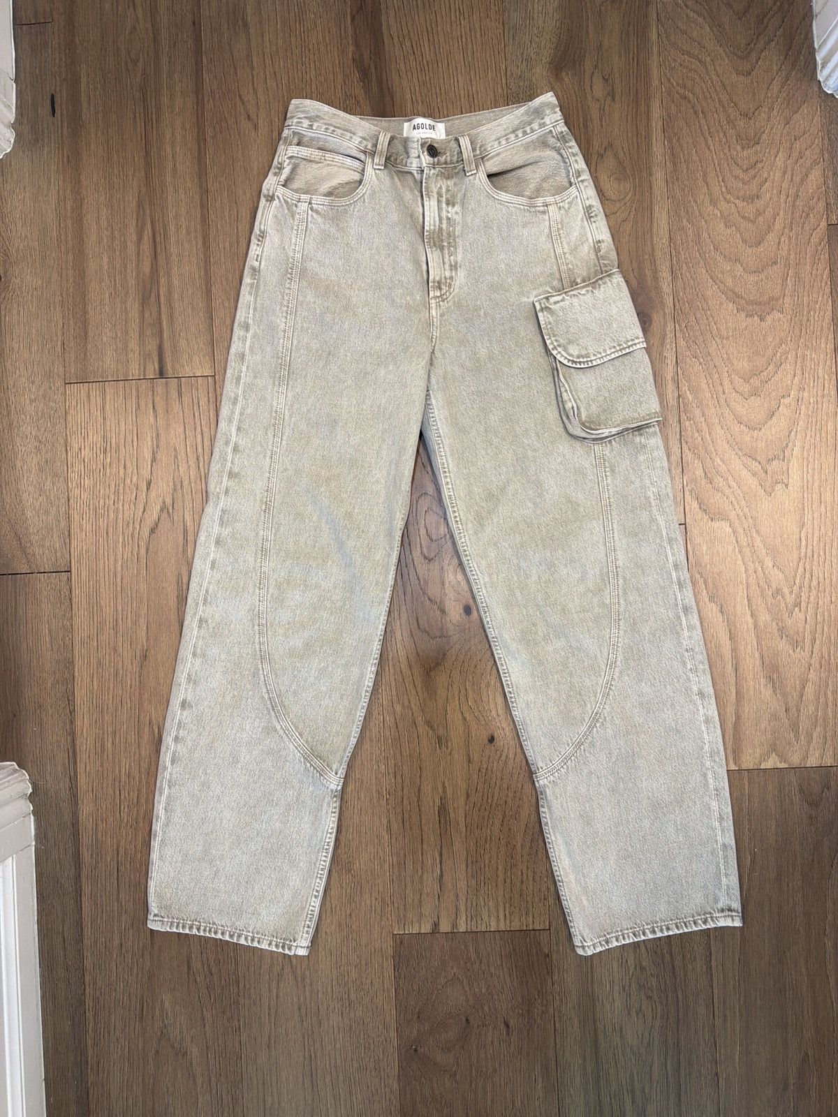 Agolde Agolde Cass Baggy Cargo Jeans Size 24" / US 00 / IT 34 - 2 Thumbnail