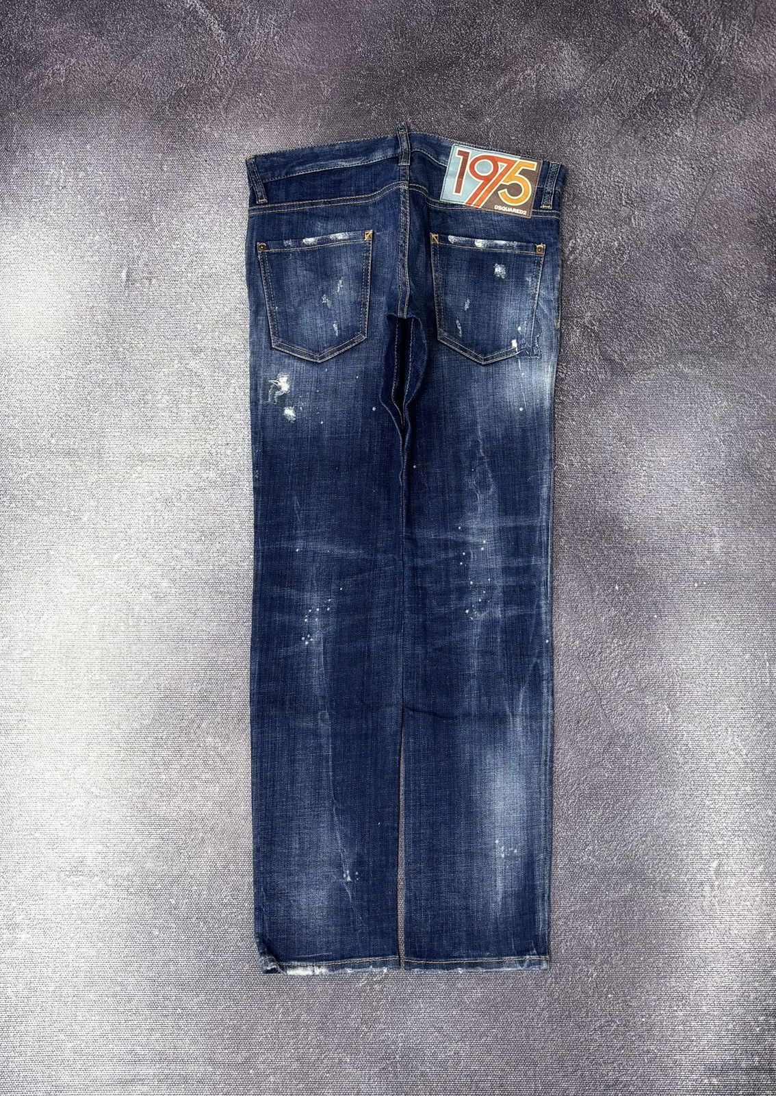 Dsquared2 Dsquared2 Women’s Distressed Painted Blue Denim Jeans Size 30" / US 8 / IT 44 - 2 Thumbnail