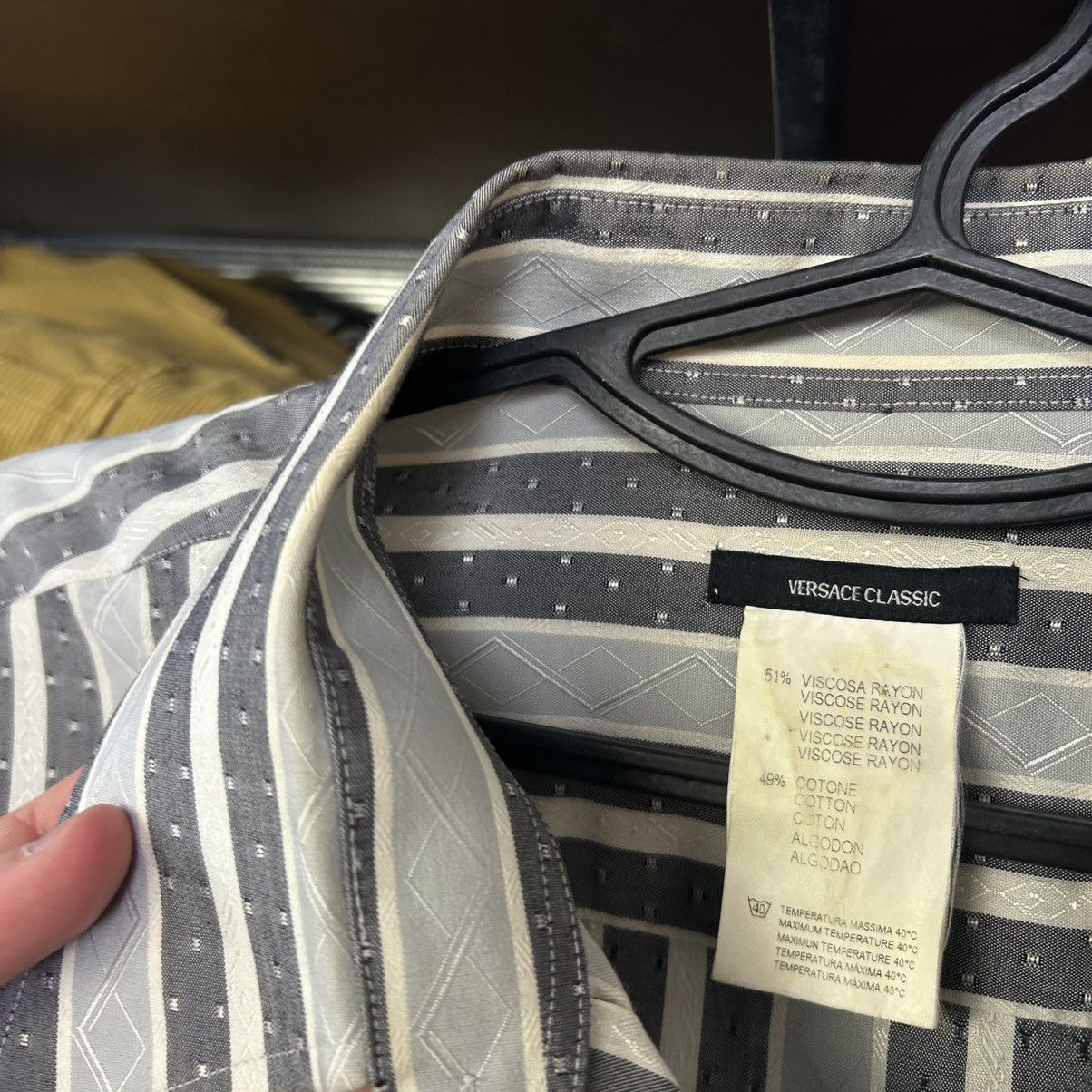 Versace Luxury Versace Collection Basic Designer 90’s Button Shirt Size US L / EU 52-54 / 3 - 6 Thumbnail
