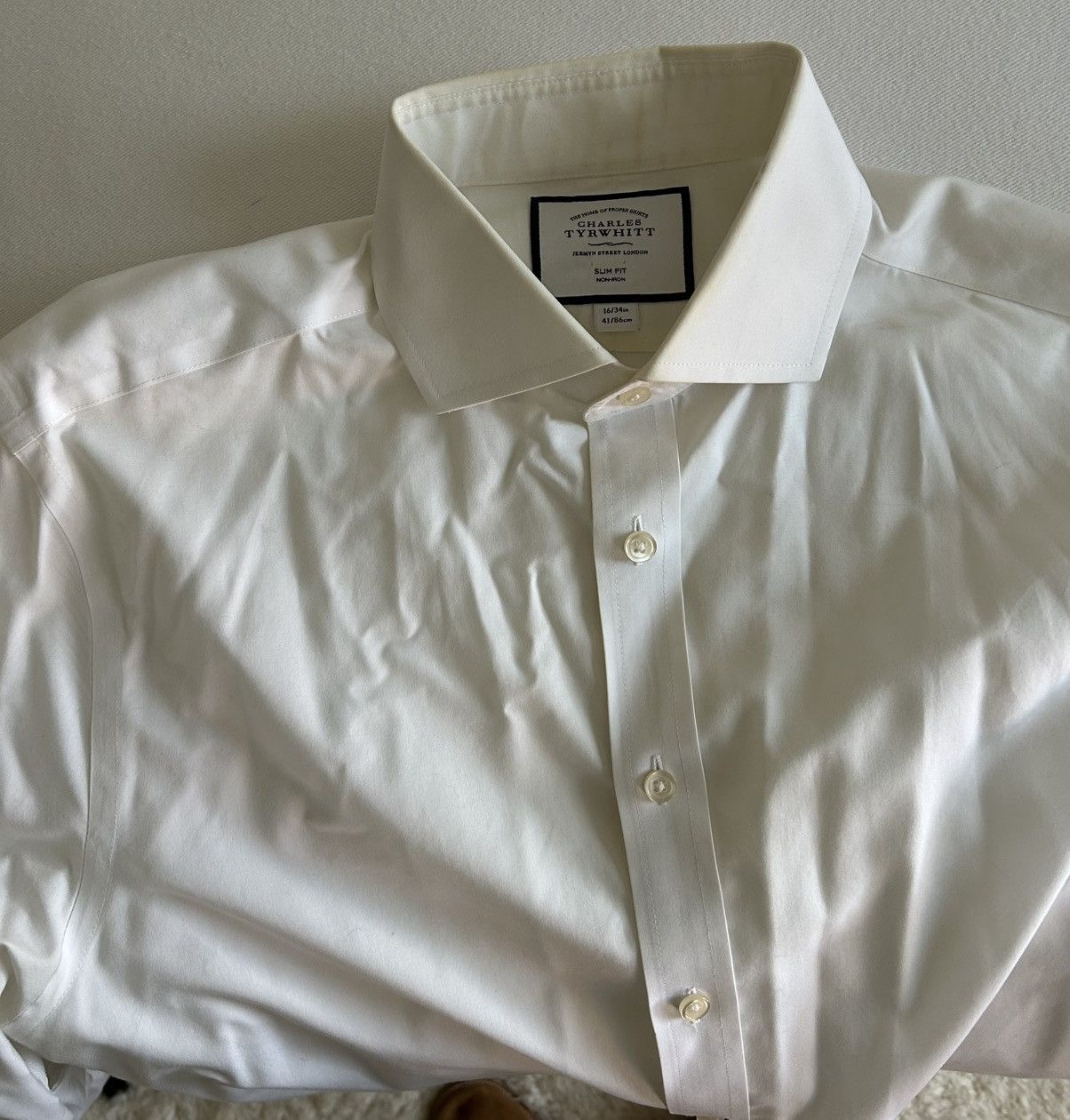 Charles Tyrwhitt Charles Tyrwhitt white dress shirt Size US M / EU 48-50 / 2 - 8 Thumbnail