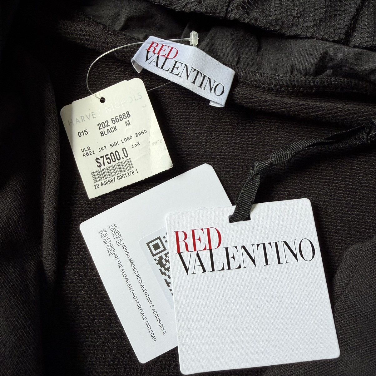 RED Valentino Red Valentino - Detailed Hood Zip Up Hoodie Size M / US 6-8 / IT 42-44 - 7 Thumbnail