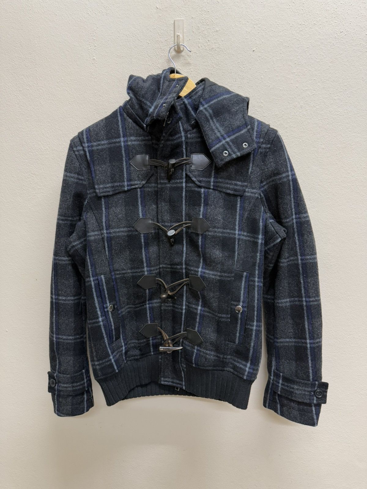 BIGI Men’s Bigi Duffle Wool Jacket Hoodie Size US S / EU 44-46 / 1 - 18 Thumbnail