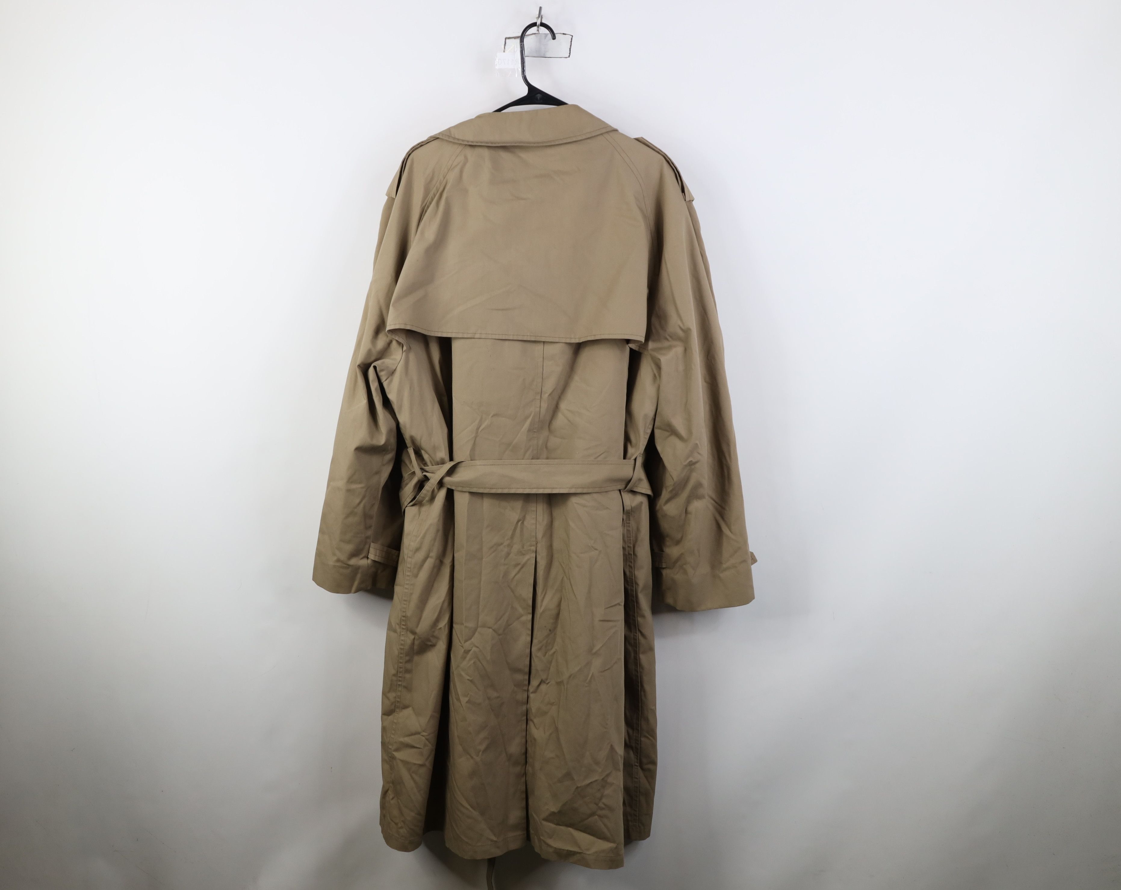 Vintage Vintage 70s Streetwear Trench Coat Rain Jacket Beige USA Size US XXL / EU 58 / 5 - 13 Thumbnail