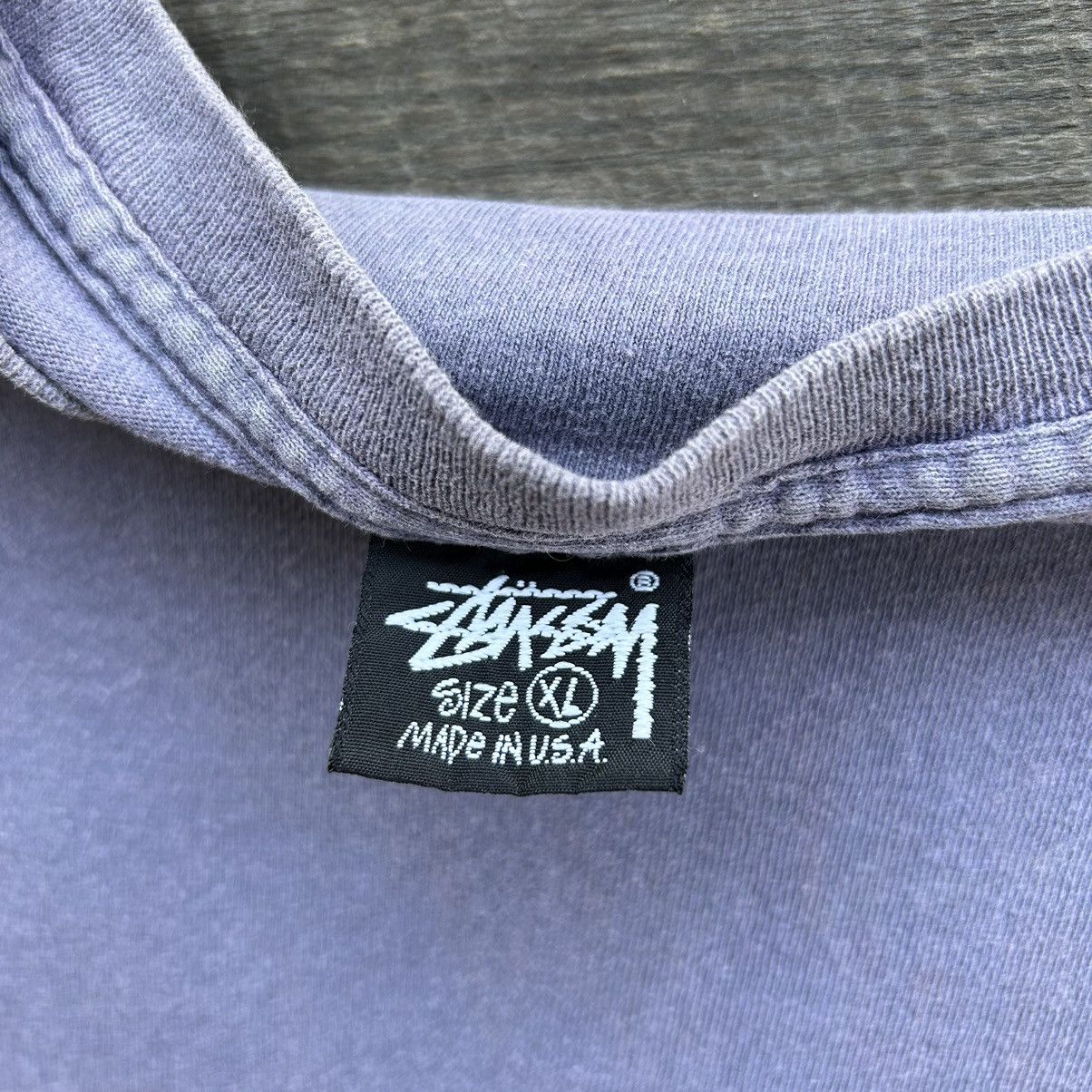 Stussy Vintage 90s Stussy Pigment Faded Purple Long Sleeve T Shirt Size US XL / EU 56 / 4 - 3 Thumbnail