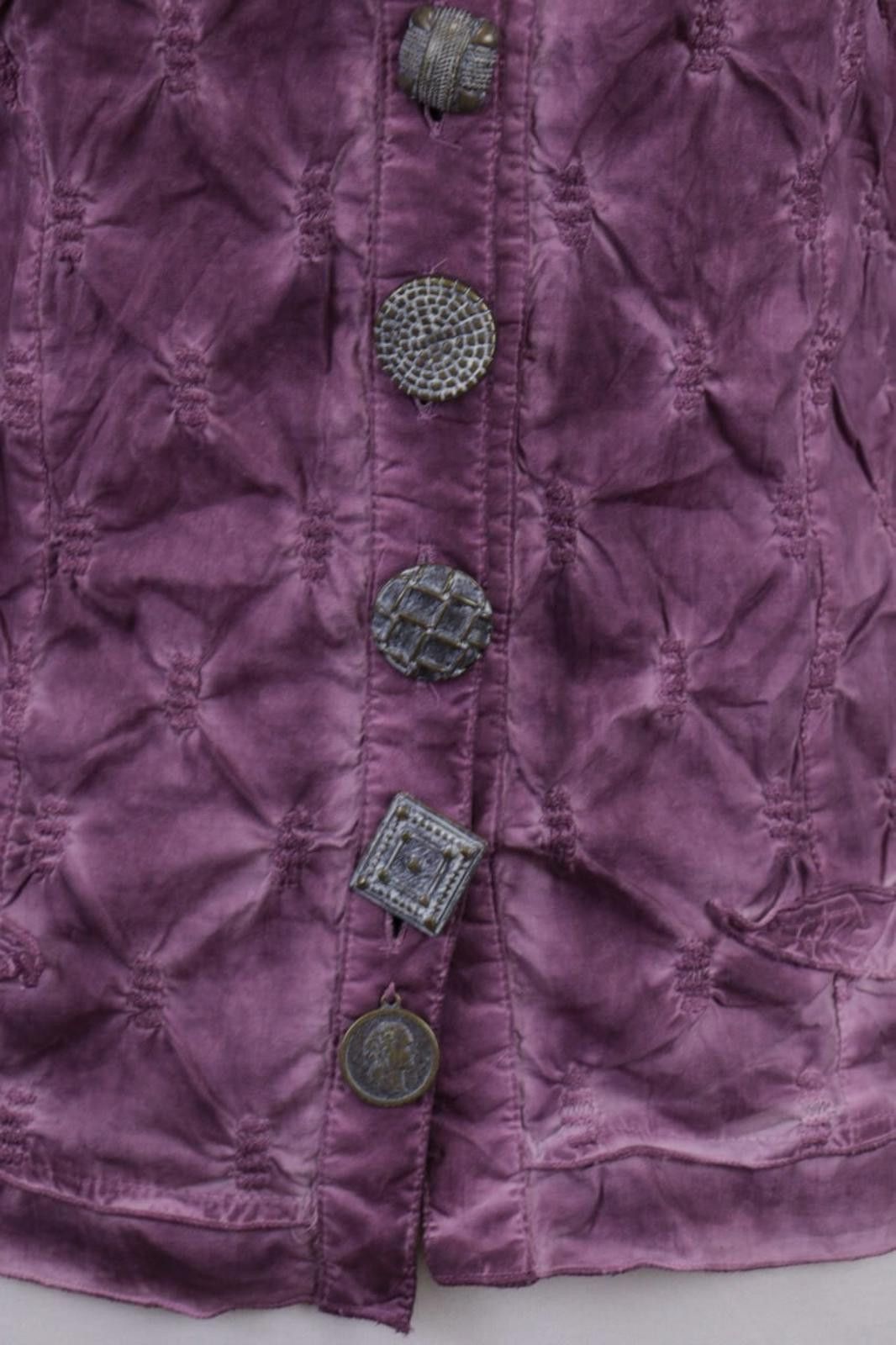 Designer Elisa Cavaletti Club Purple Shirt Blouse Tunic Size S Size S / US 4 / IT 40 - 2 Thumbnail