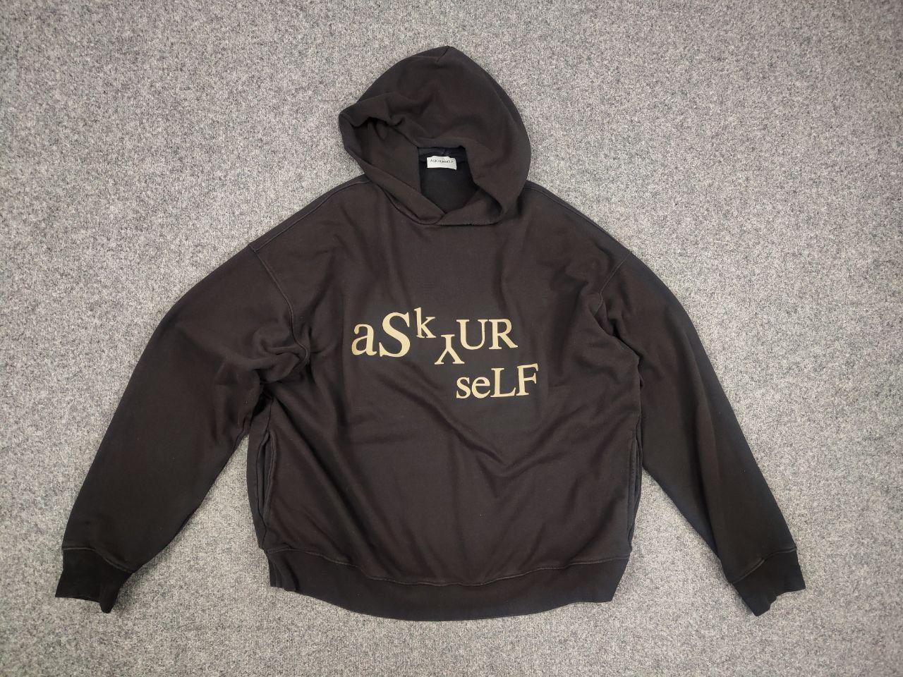 Askyurself Askyurself Design Dark Faded Color Logo Oversized Hoodie Size US L / EU 52-54 / 3 - 9 Thumbnail
