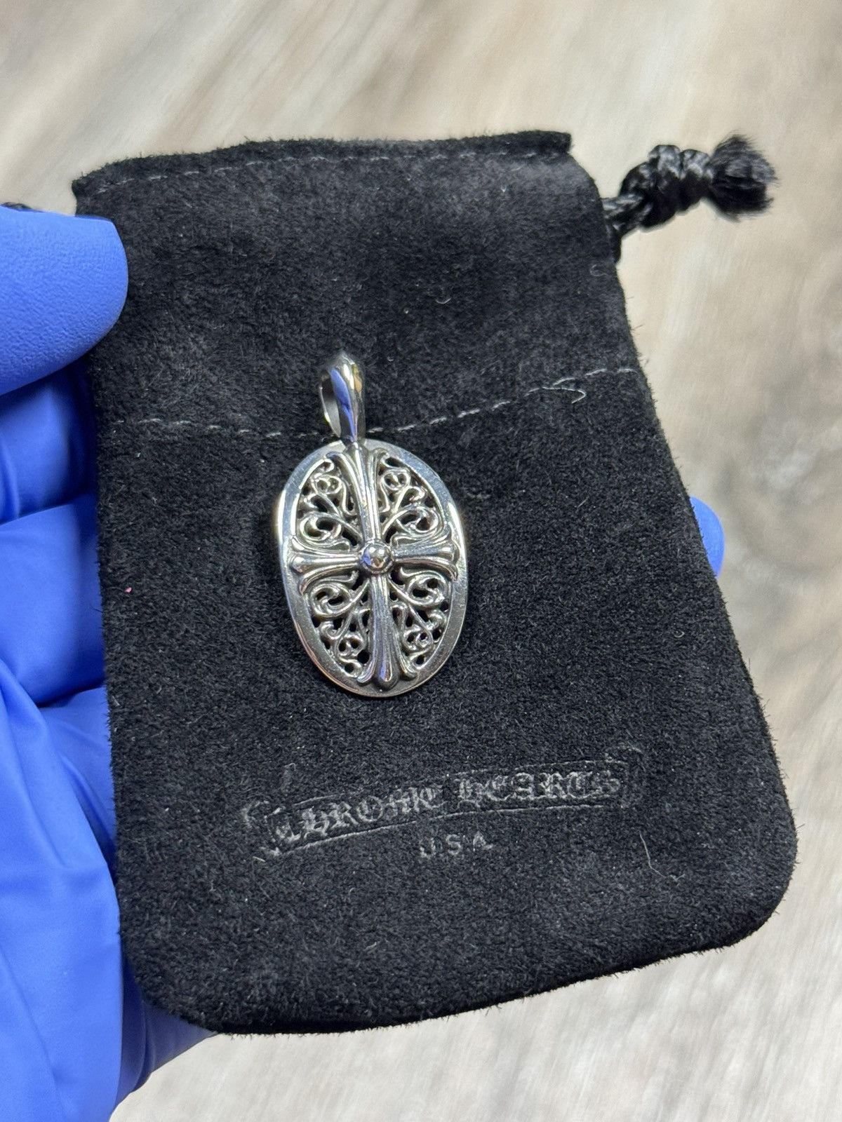 Chrome Hearts Chrome Hearts Oval Cross Pendant Size ONE SIZE - 7 Thumbnail