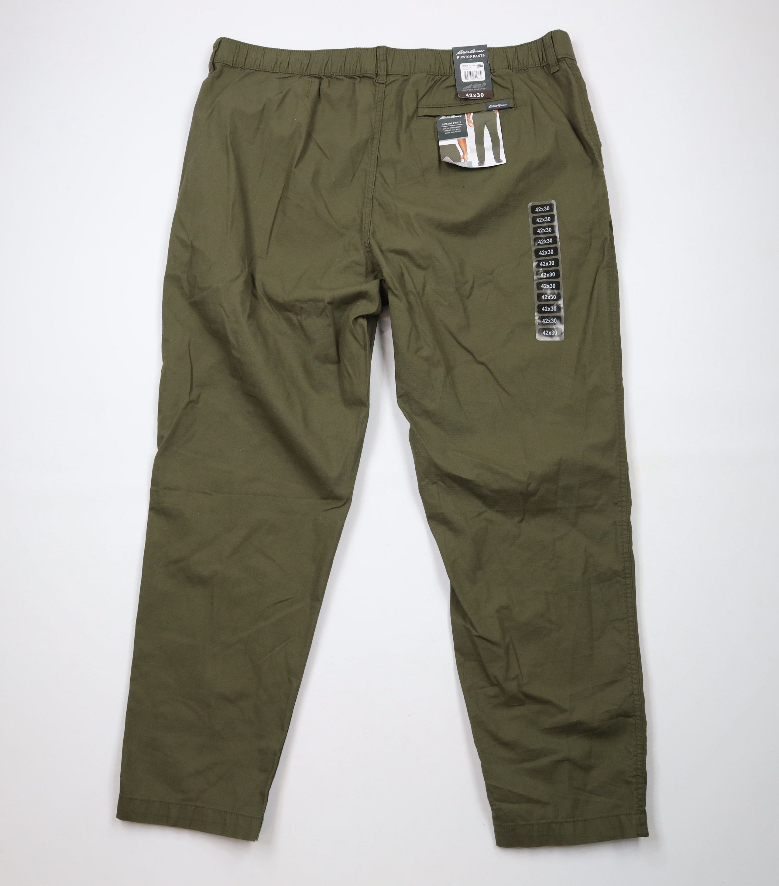 Eddie Bauer × Vintage New Eddie Bauer Ripstop Outdoor Hiking Pants Olive Green Size US 42 / EU 58 - 7 Thumbnail