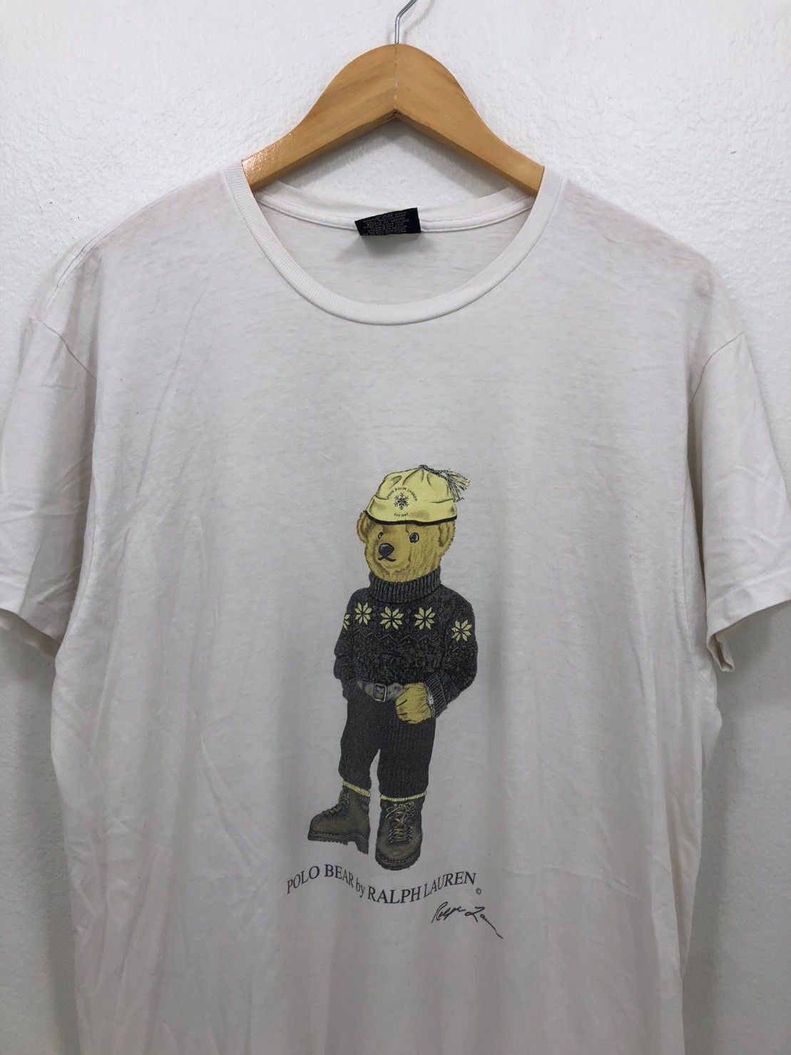 Polo Ralph Lauren × Ralph Lauren × Vintage Vintage 90's Polo Bear Ralph Lauren shirt BN Size US M / EU 48-50 / 2 - 1 Thumbnail
