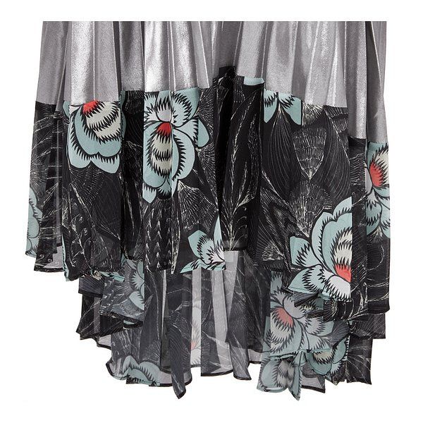 Dries Van Noten o1tko10125 Long Skirt in Multicolor Size 26" / US 2 / IT 38 - 5 Thumbnail
