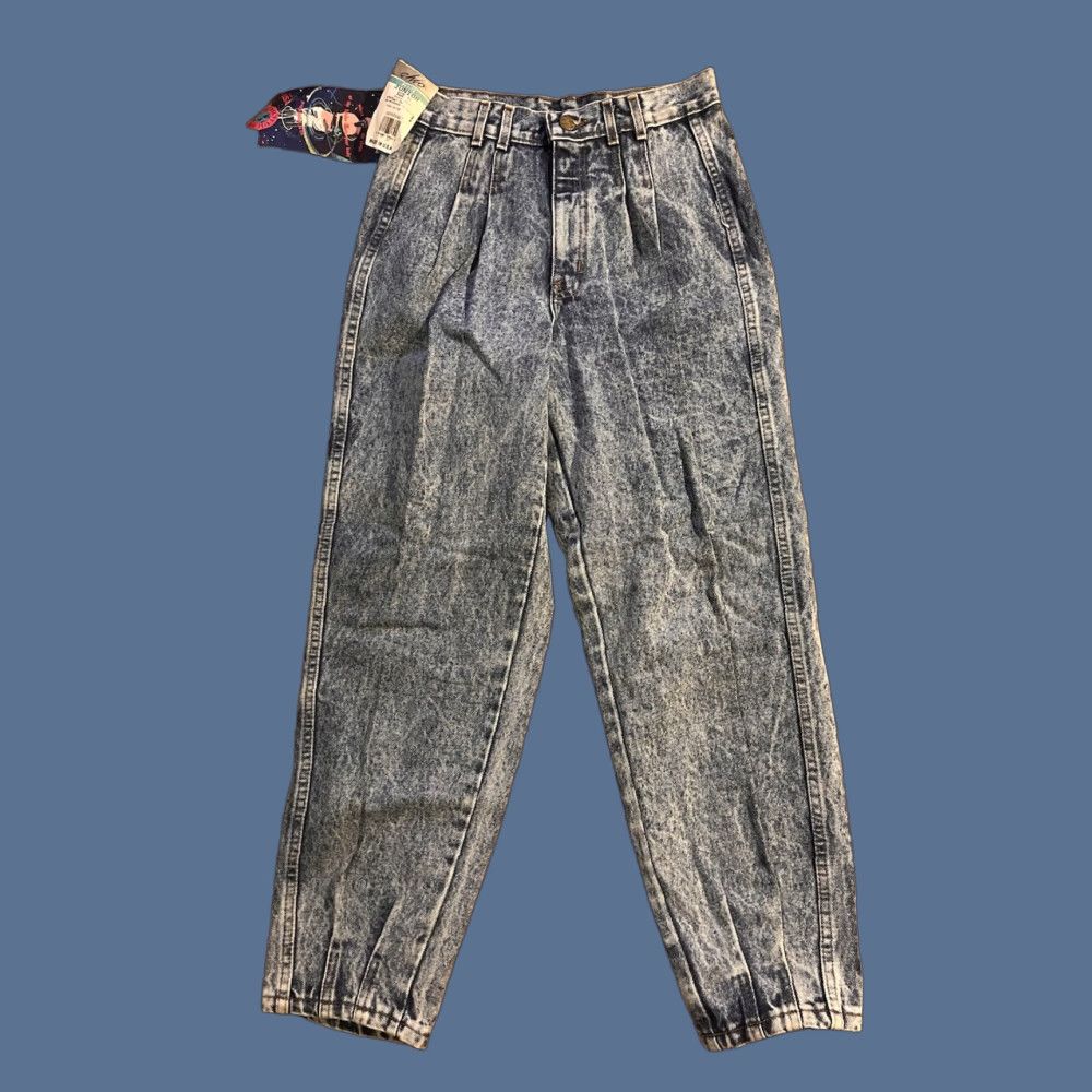 Vintage VINTAGE CHIC CHIC Regal High Waist Mom Jeans Jeans 11 Petite Blue Acid Wash 80s 90s Grunge Hipster Retro Womens Girls Mens Size 32" / US 10 / IT 46 - 1 Thumbnail