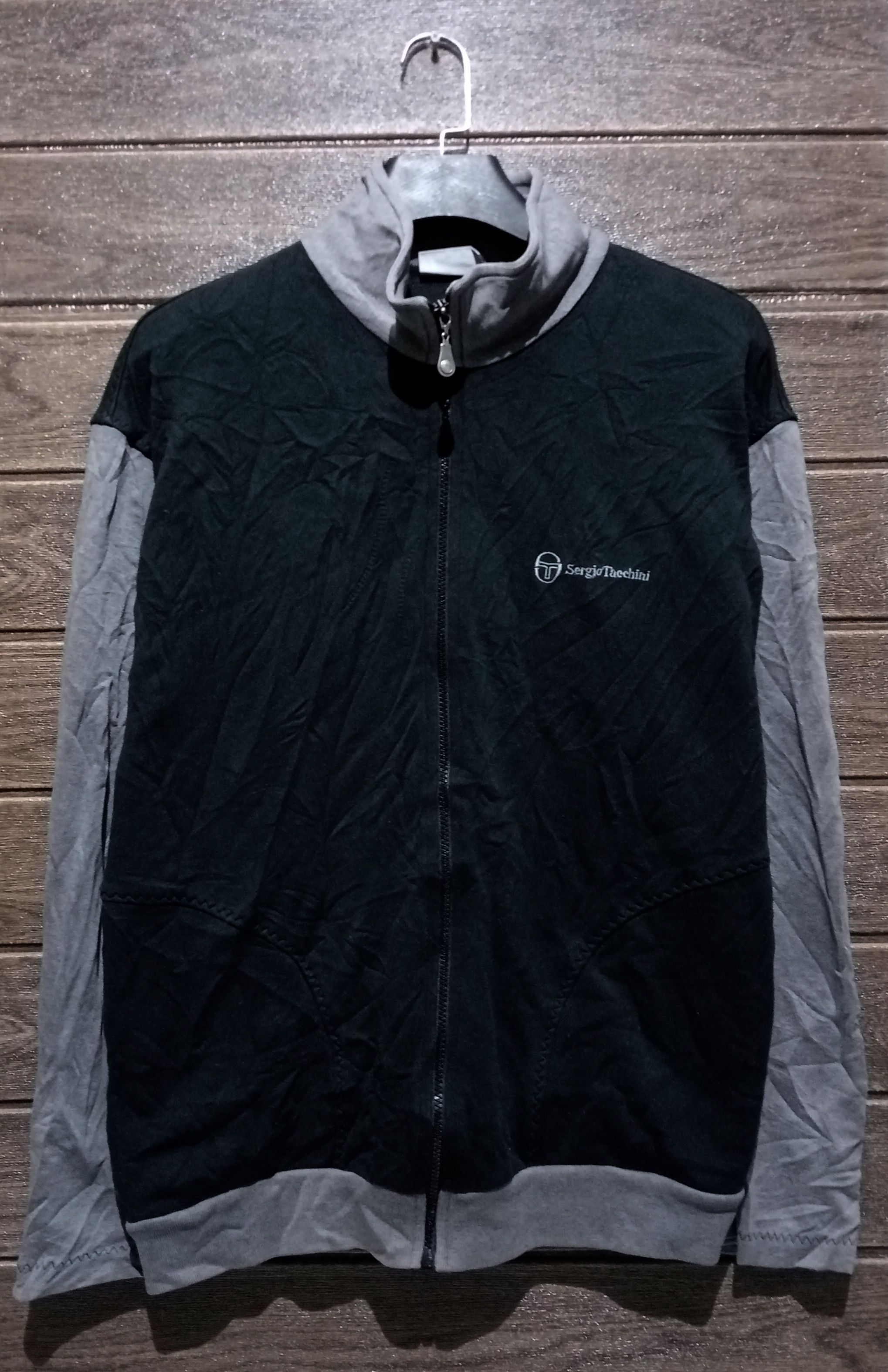 Sergio Tacchini Sergio Tacchini Cotton Zipper Jacket Very Rare Size US XL / EU 56 / 4 - 1 Thumbnail