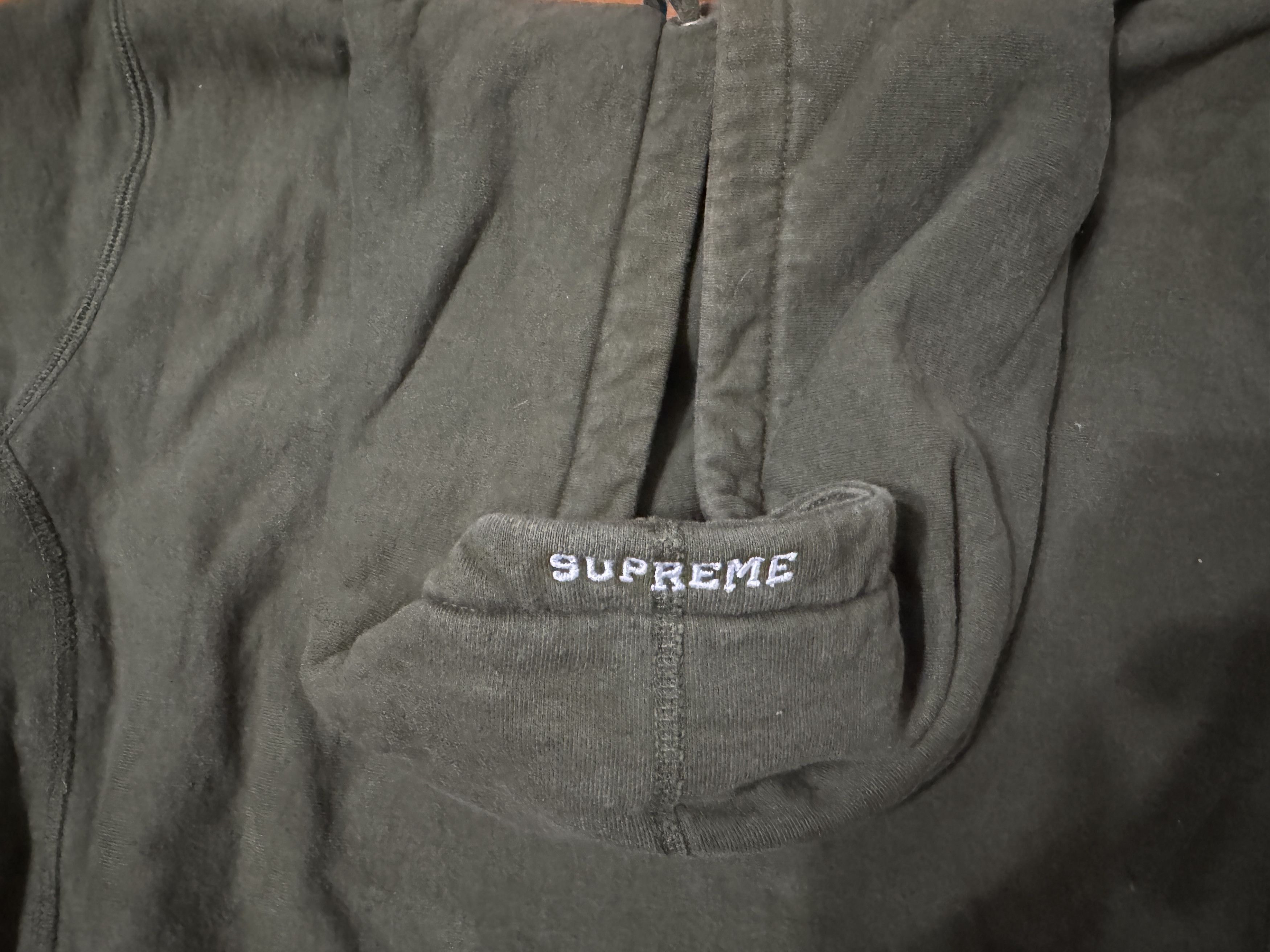 Supreme Supreme Tonal S Logo Hoodie Sweatshirt FW17 Dark Olive Green Size US M / EU 48-50 / 2 - 11 Thumbnail