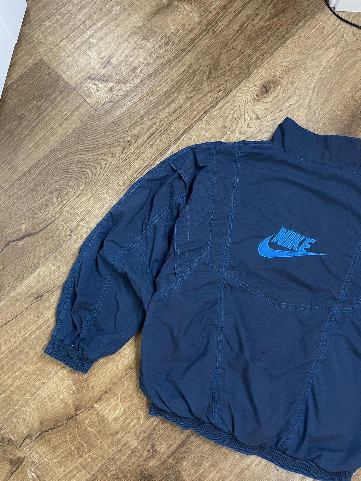 Nike Vintage Nike 90’s Y2K Big Logo Drill Nylon Bomber Jacket Size US M / EU 48-50 / 2 - 15 Thumbnail