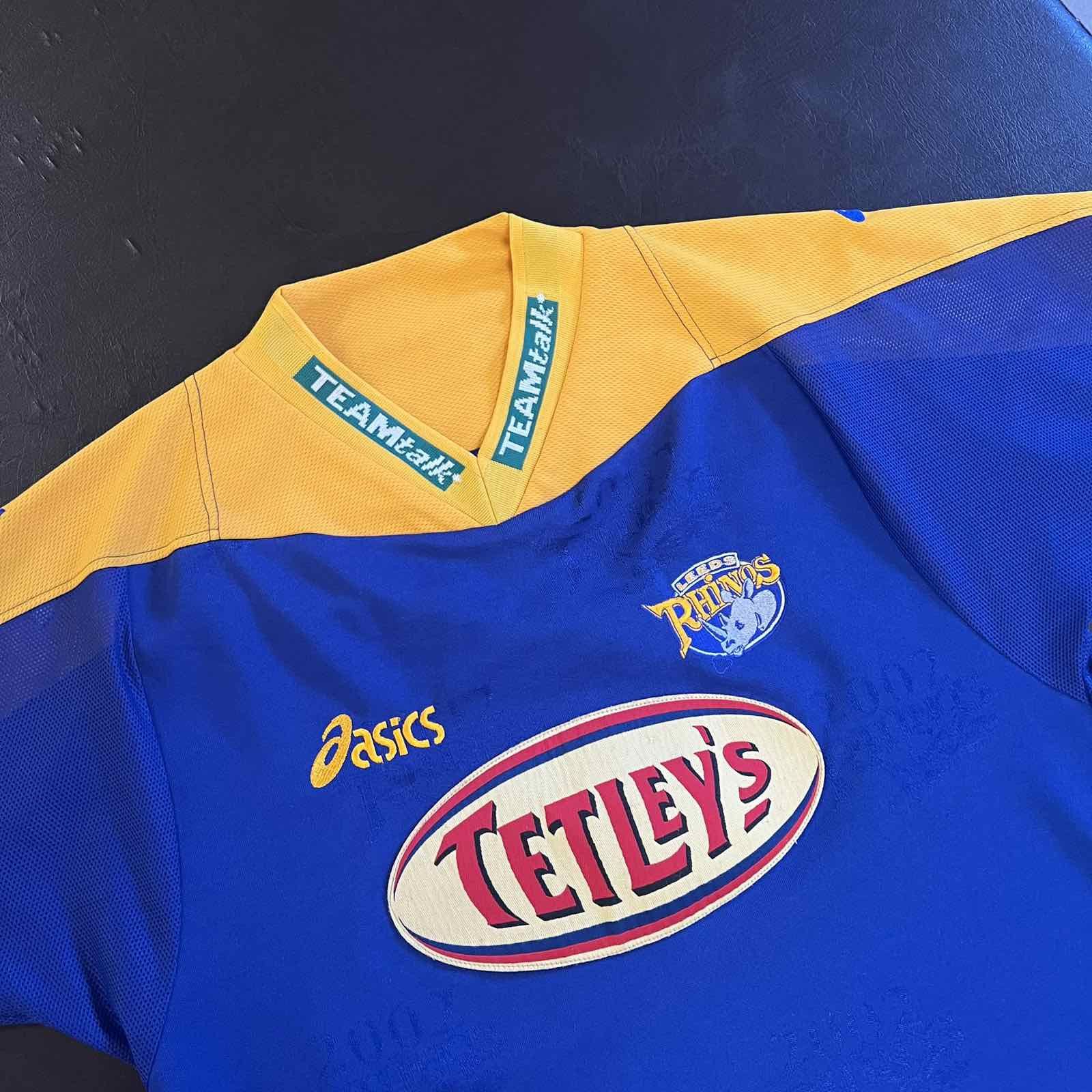 Asics × Canterbury of New Zealand × Vintage LEEDS RHINOS ASICS RARE RUGBY VINTAGE JERSEY SZ M Size US M / EU 48-50 / 2 - 4 Thumbnail