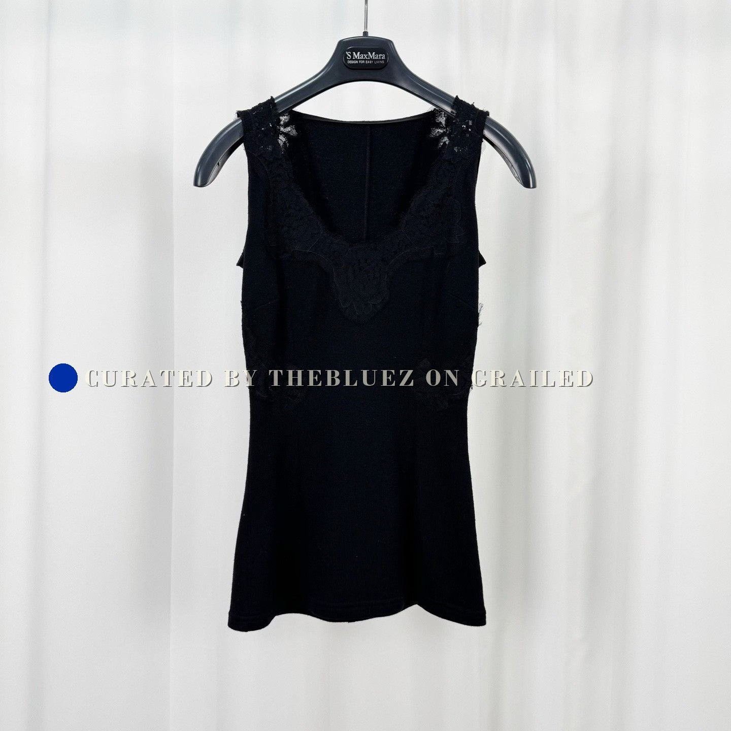 Dolce & Gabbana Dolce&Gabbana Lace Wool Knit Top Size S / US 4 / IT 40 - 1 Thumbnail
