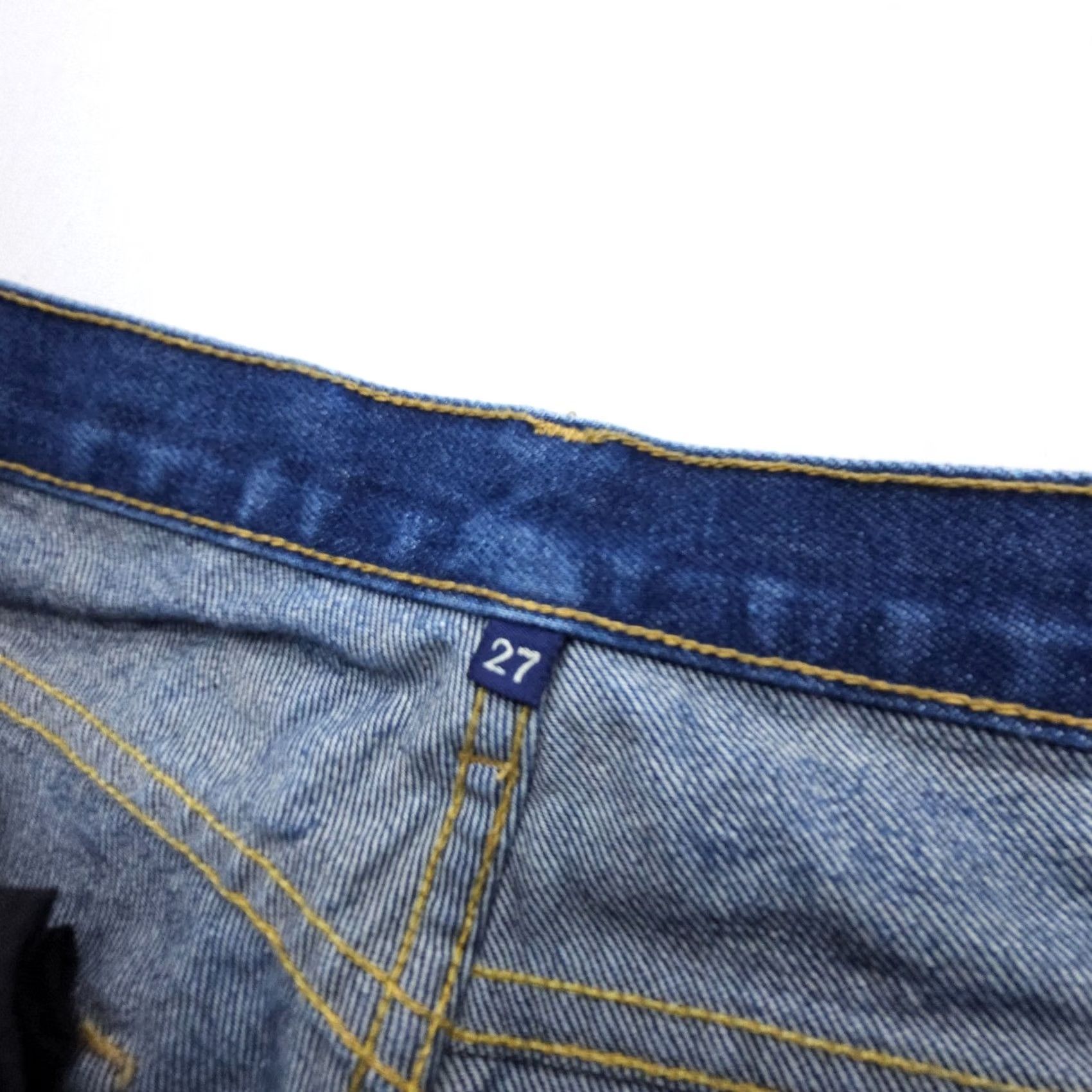 Vintage VINTAGE Carmar High Rise Straight Jeans Womens 27 Blue Dark Rigid Cotton Denim USA Made Size 27" / US 4 / IT 40 - 5 Thumbnail