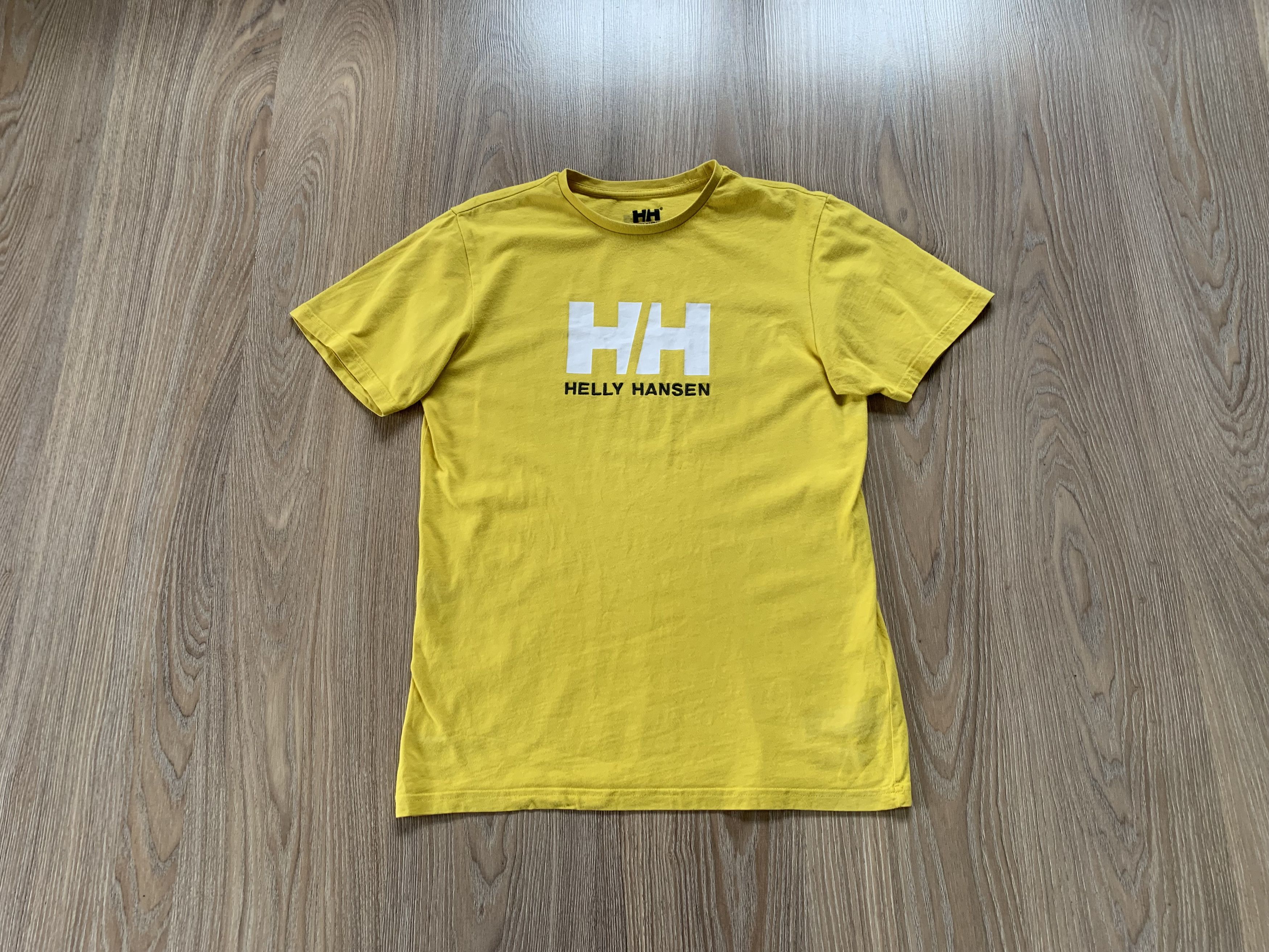 Helly Hansen Helly Hansen Center Logo Printed Yellow Cotton T-Shirt Size US S / EU 44-46 / 1 - 1 Thumbnail