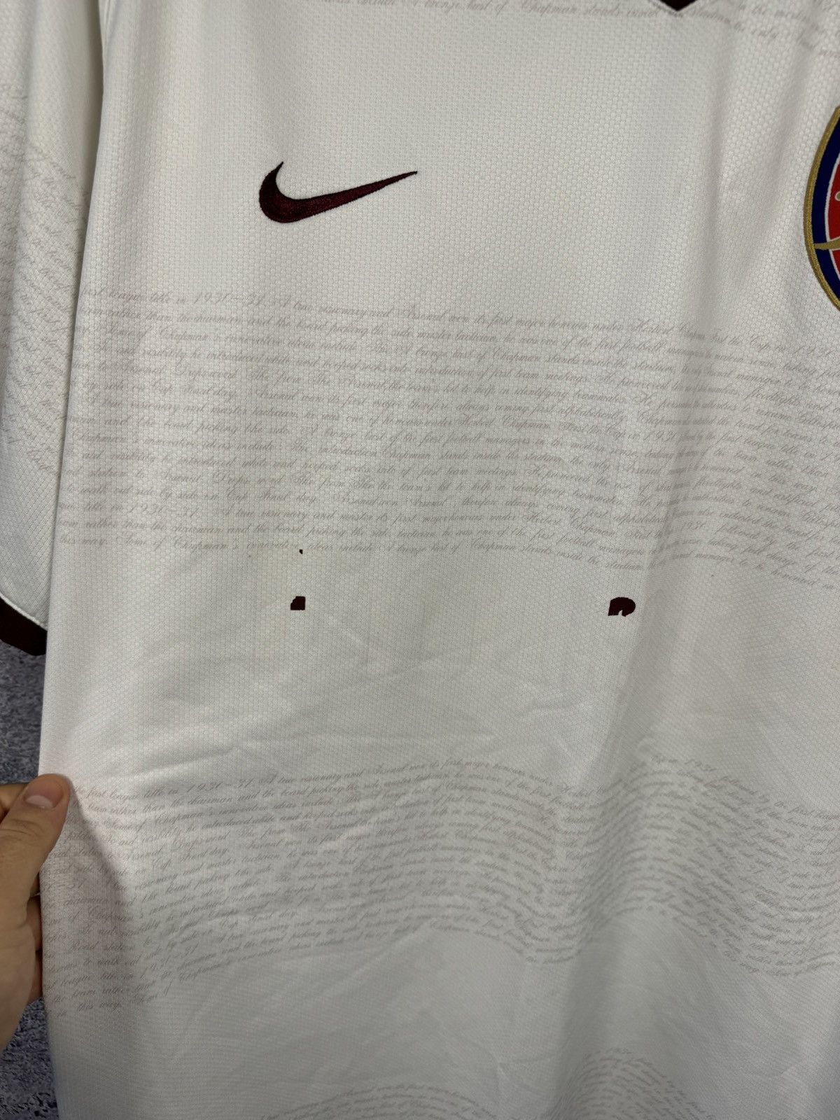 Nike × Vintage Vintage Arsenal 2007/08 Away Nike Soccer Jersey Blokcore XL Size US XL / EU 56 / 4 - 7 Thumbnail