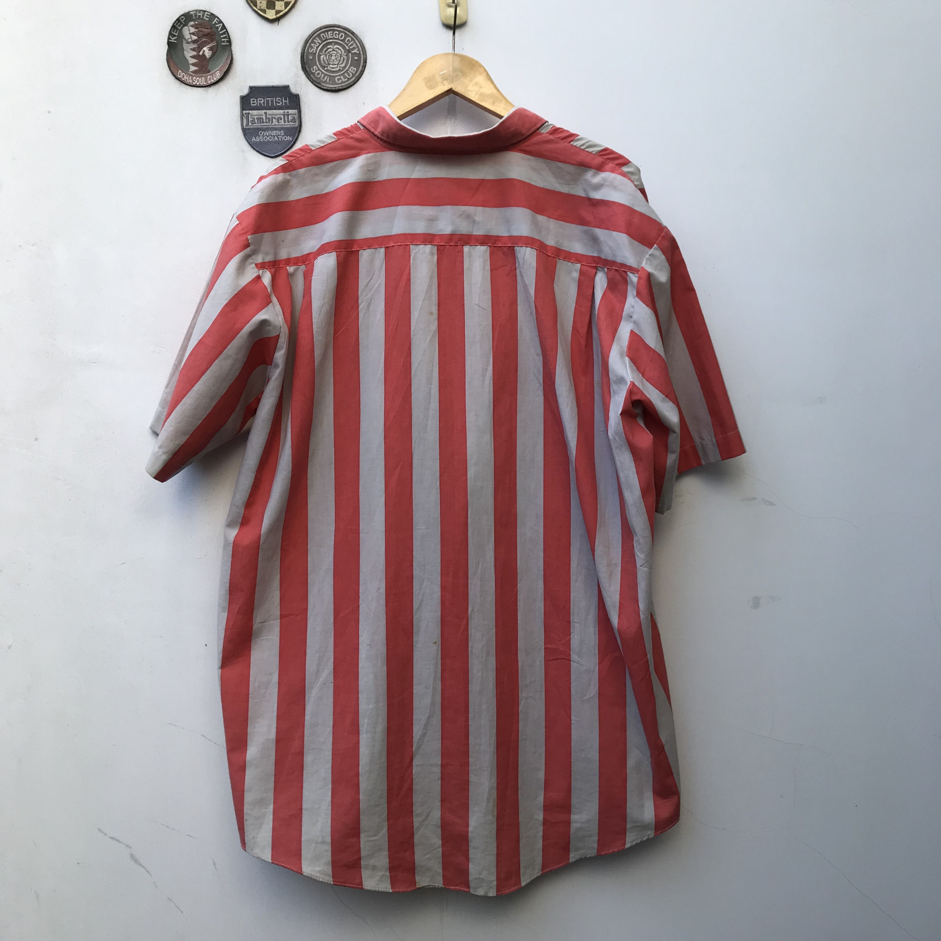 Vintage Vintage american classic Houston red candy stripes size xl Size US XL / EU 56 / 4 - 13 Thumbnail