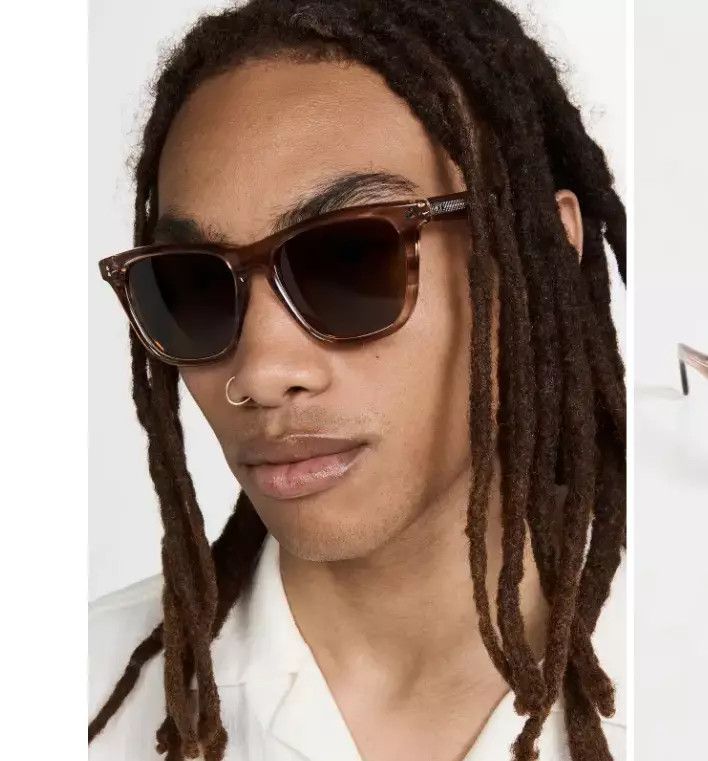 Oliver Peoples OLIVER PEOPLES LYNES SUN Washed Sunstone/ True Brown Size ONE SIZE - 3 Thumbnail