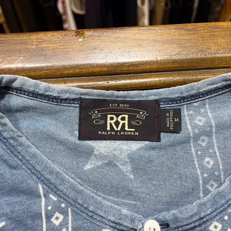 RRL Ralph Lauren RRL Ralph Lauren Henry T-shirt short sleeved Size US M / EU 48-50 / 2 - 3 Thumbnail